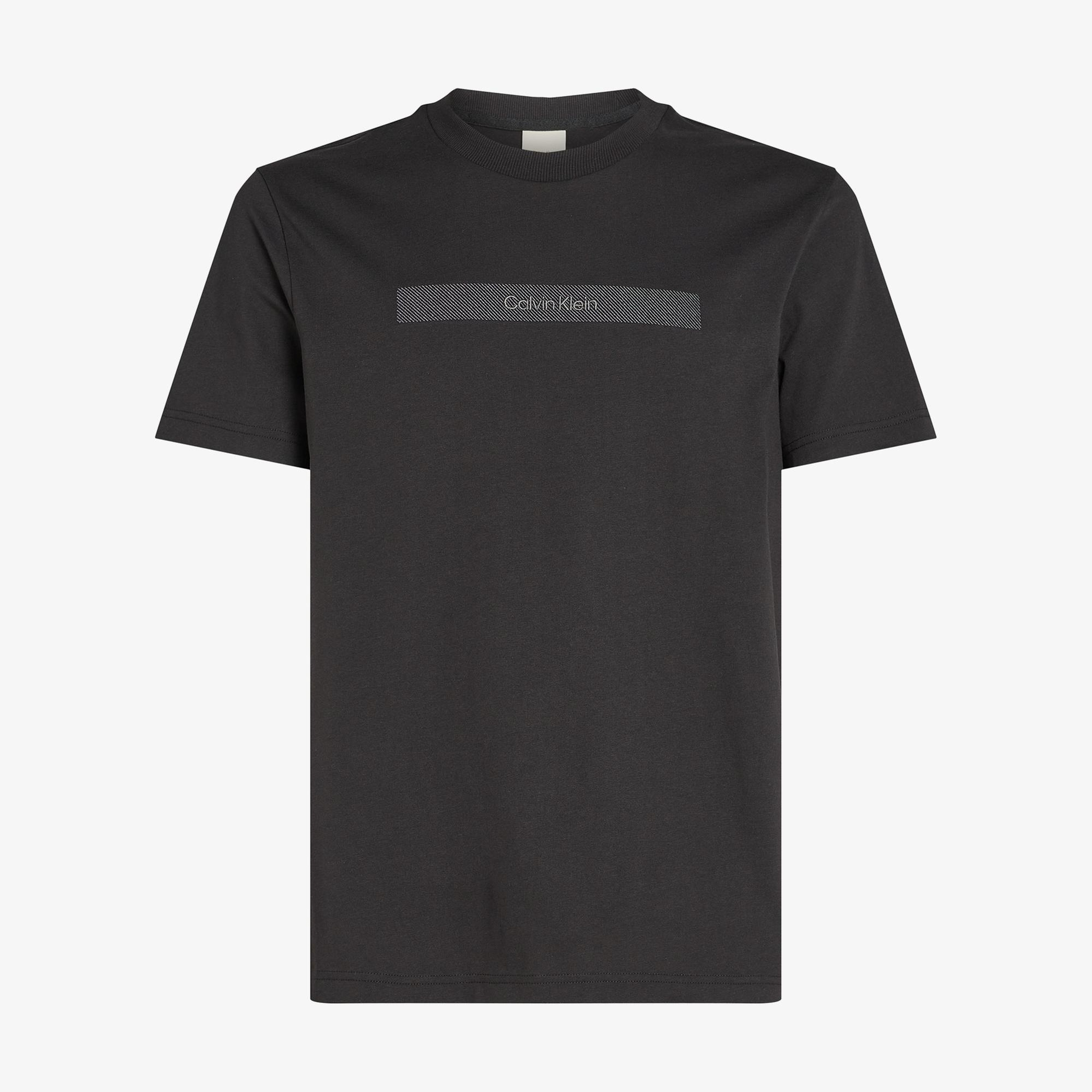 Calvin Klein Structured Embroidery Erkek Siyah T-Shirt