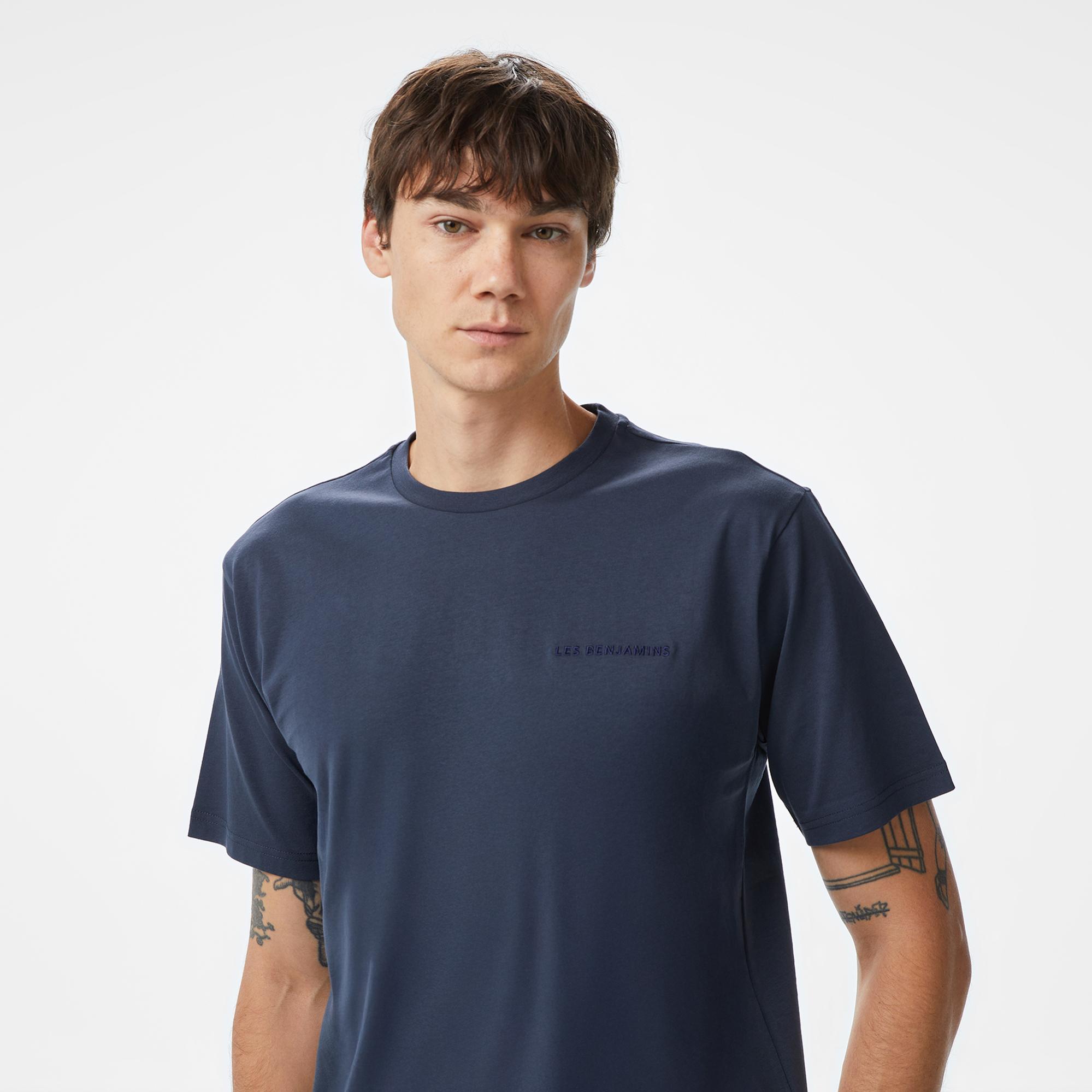 Les Benjamins Essentials Erkek Gri T-Shirt