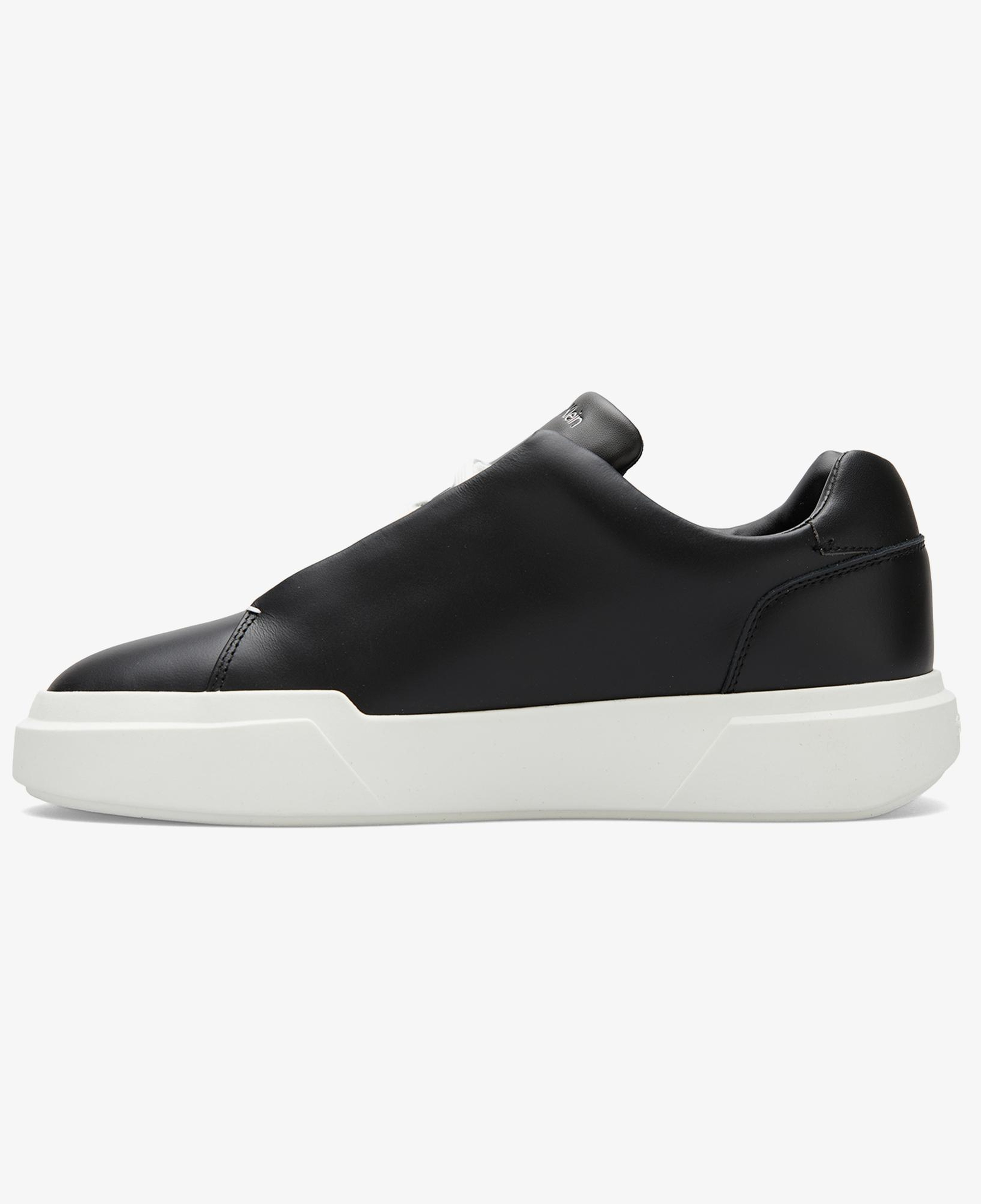 Calvin Klein Chunky Cupsole Hide Lace Up  Erkek Siyah Sneaker
