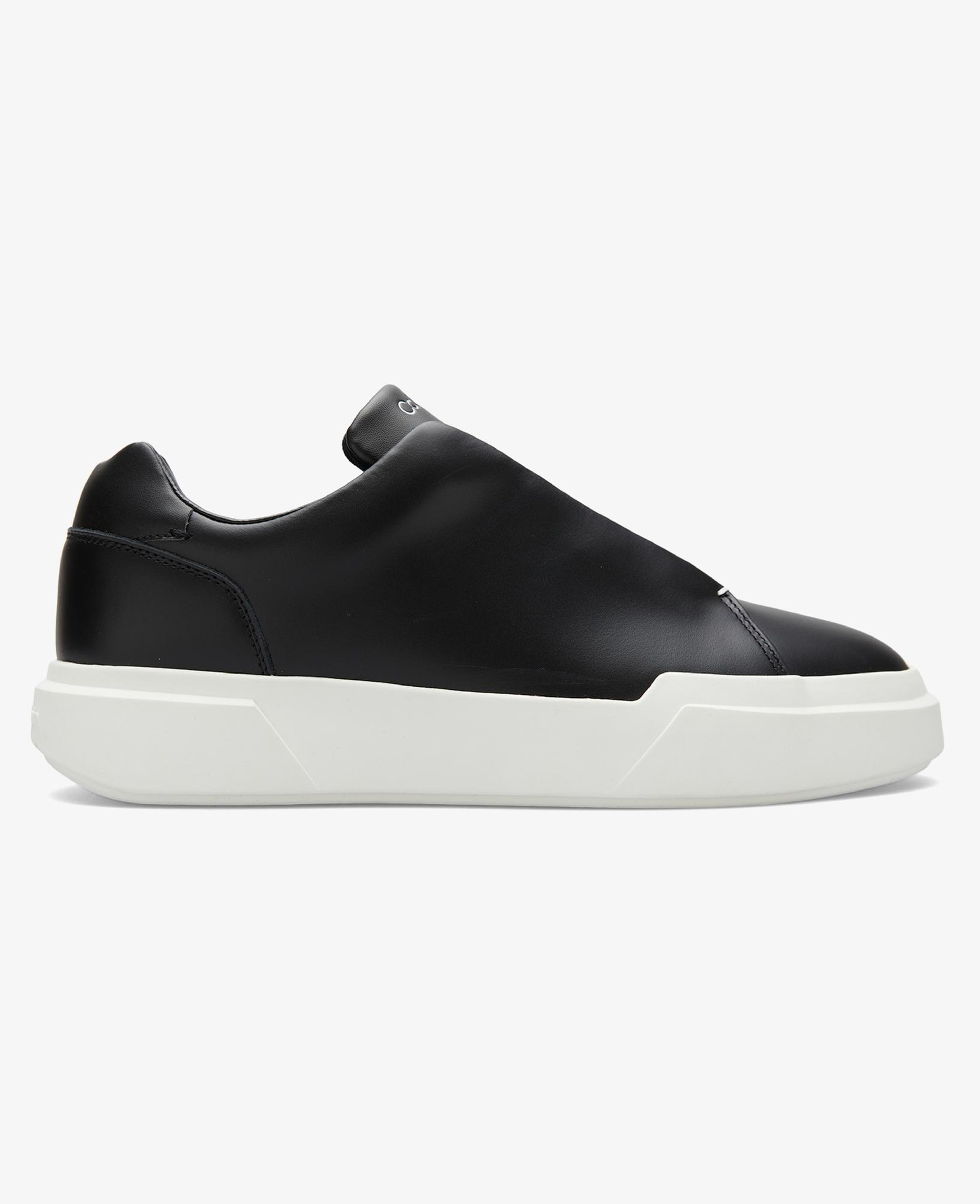 Calvin Klein Chunky Cupsole Hide Lace Up  Erkek Siyah Sneaker