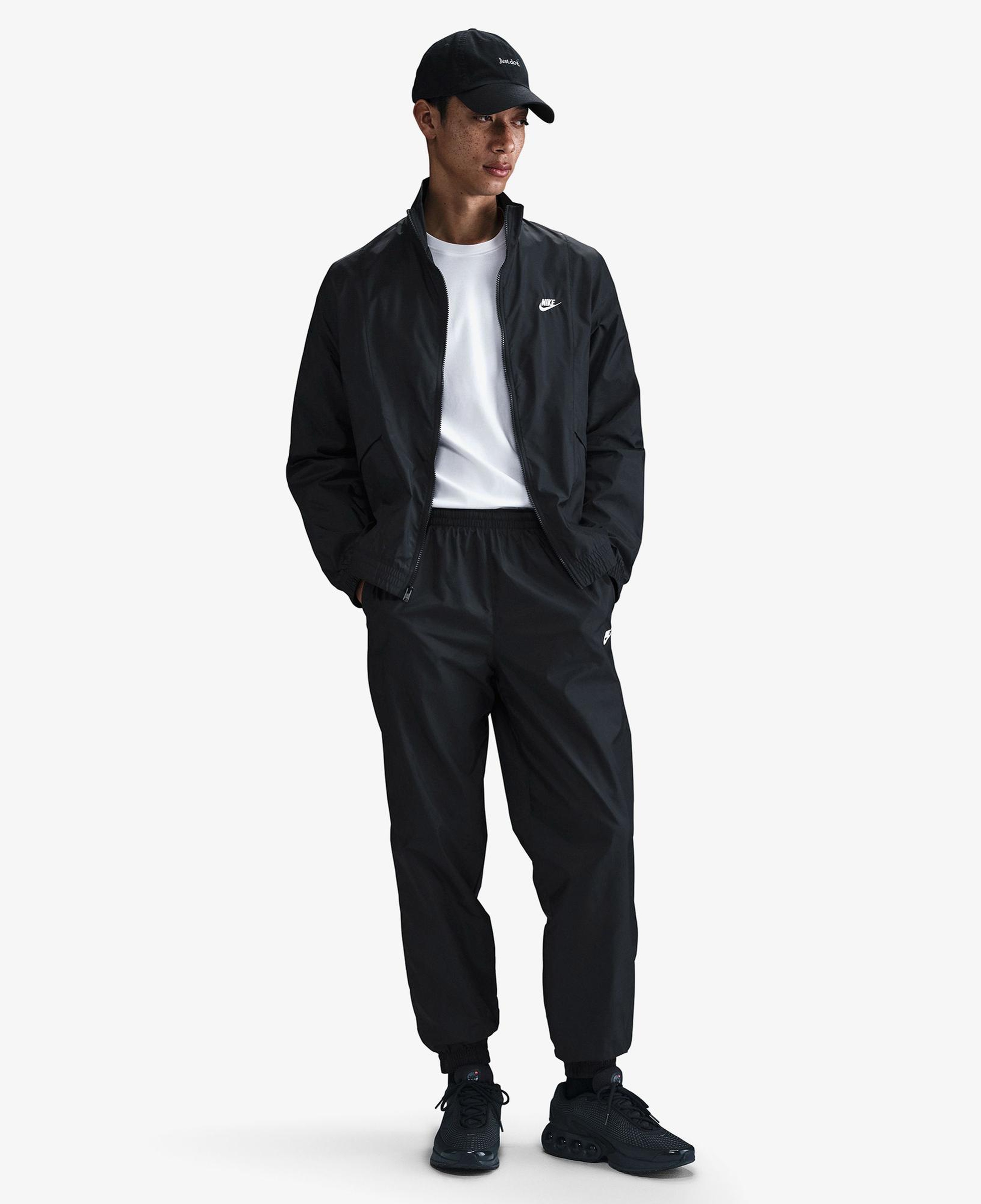 Nike Club Woven Erkek Siyah Eşofman Takımı