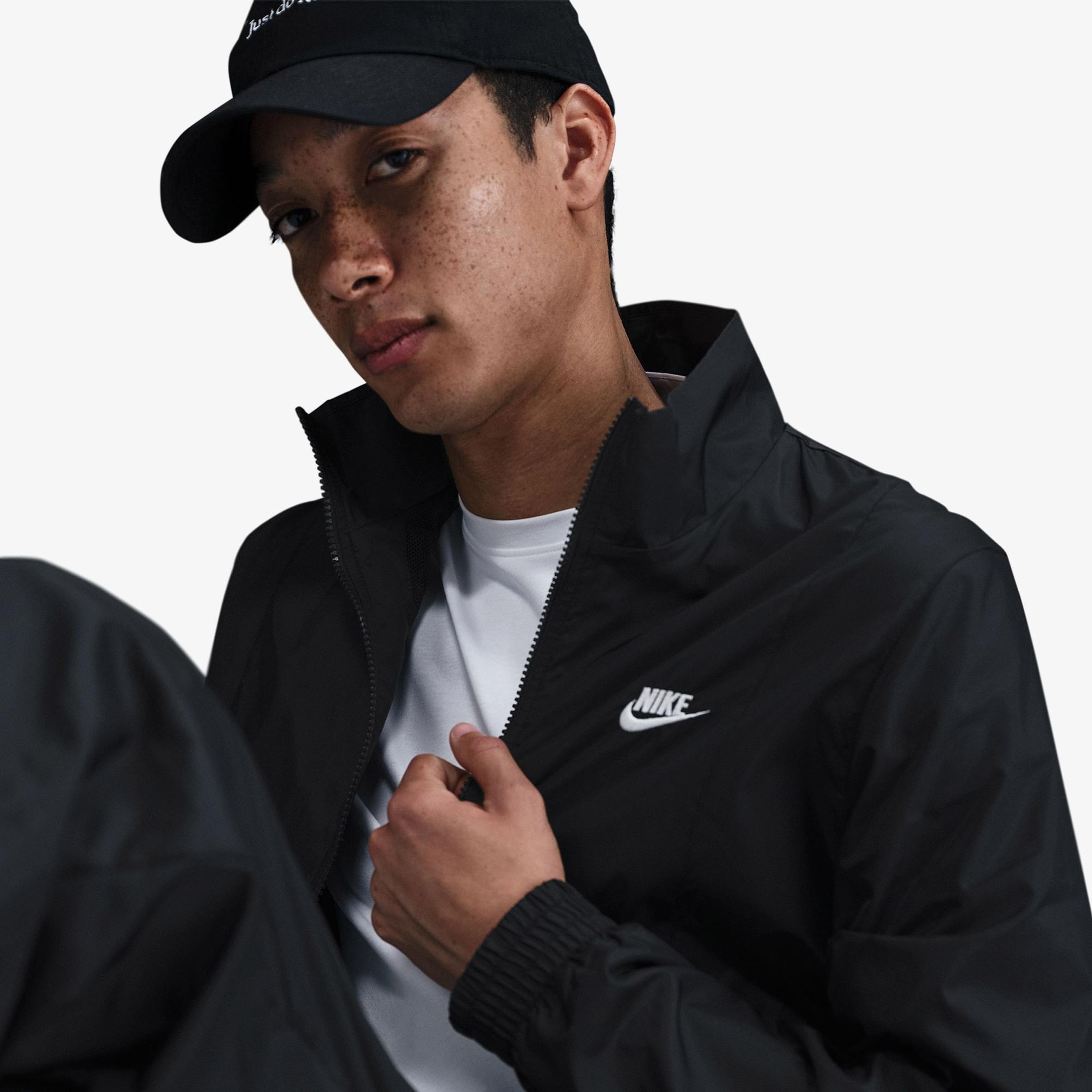 Nike Club Woven Erkek Siyah Eşofman Takımı