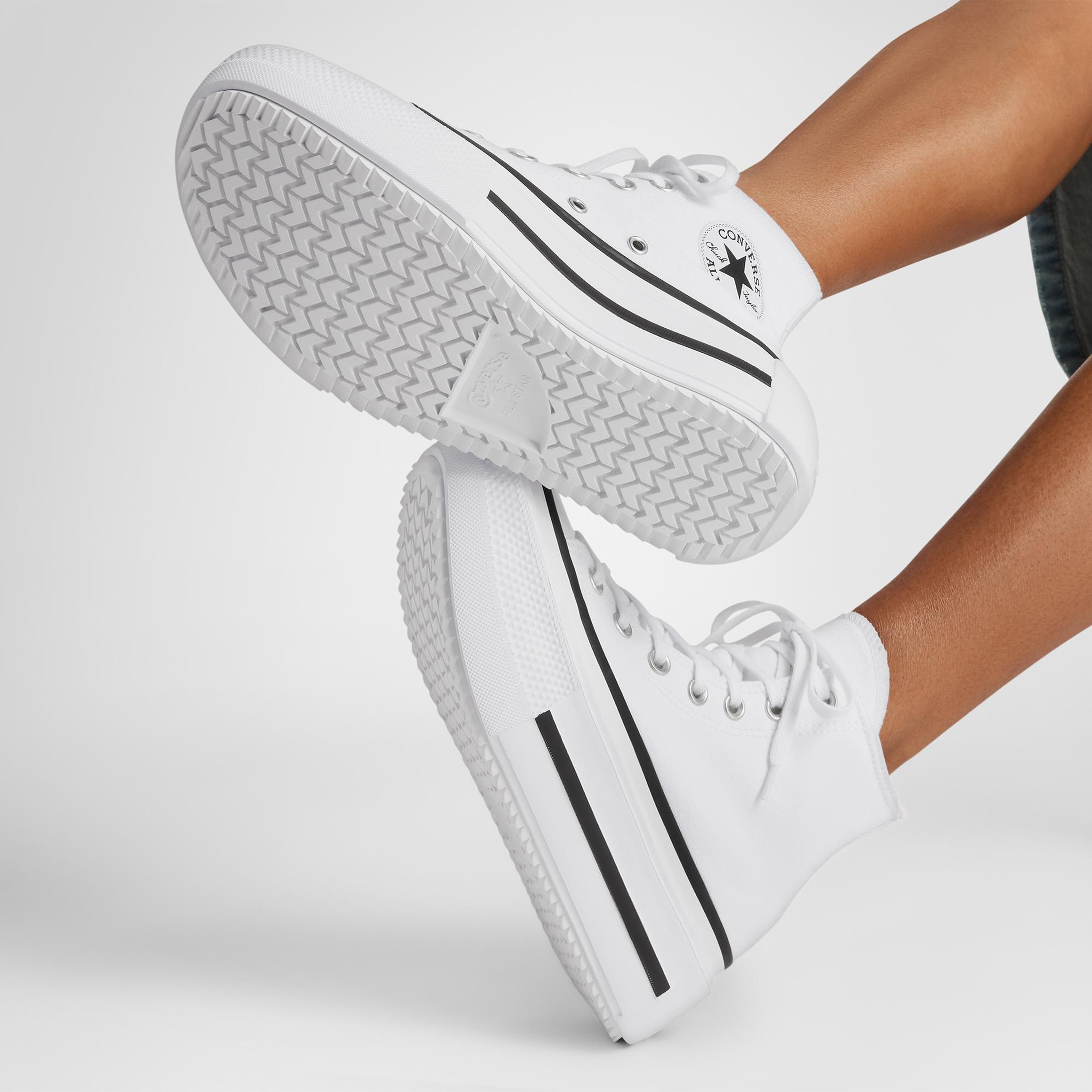 Converse Chuck Taylor All Star Lift Double Stack Unisex Beyaz Sneaker