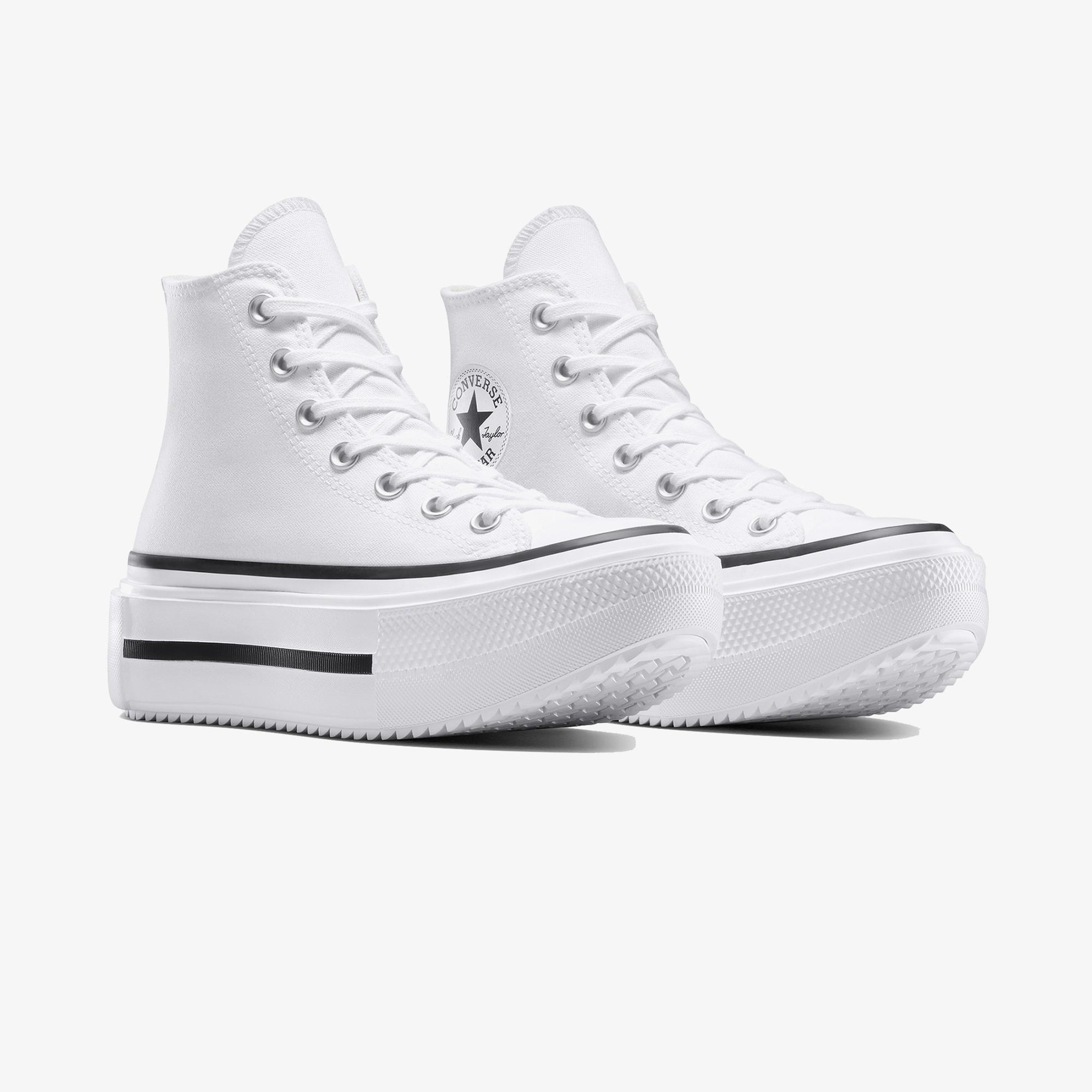 Converse Chuck Taylor All Star Lift Double Stack Unisex Beyaz Sneaker