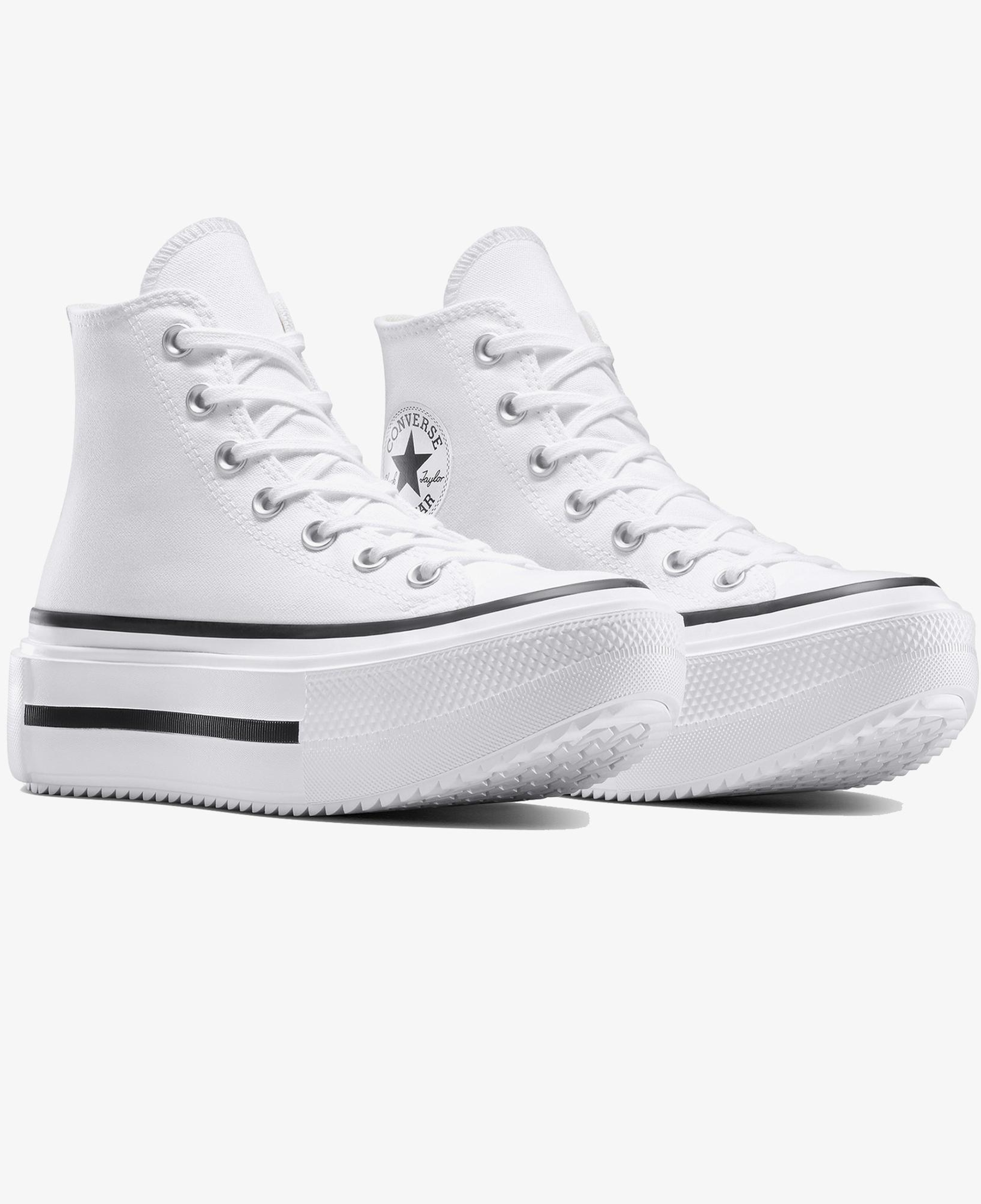 Converse Chuck Taylor All Star Lift Double Stack Unisex Beyaz Sneaker