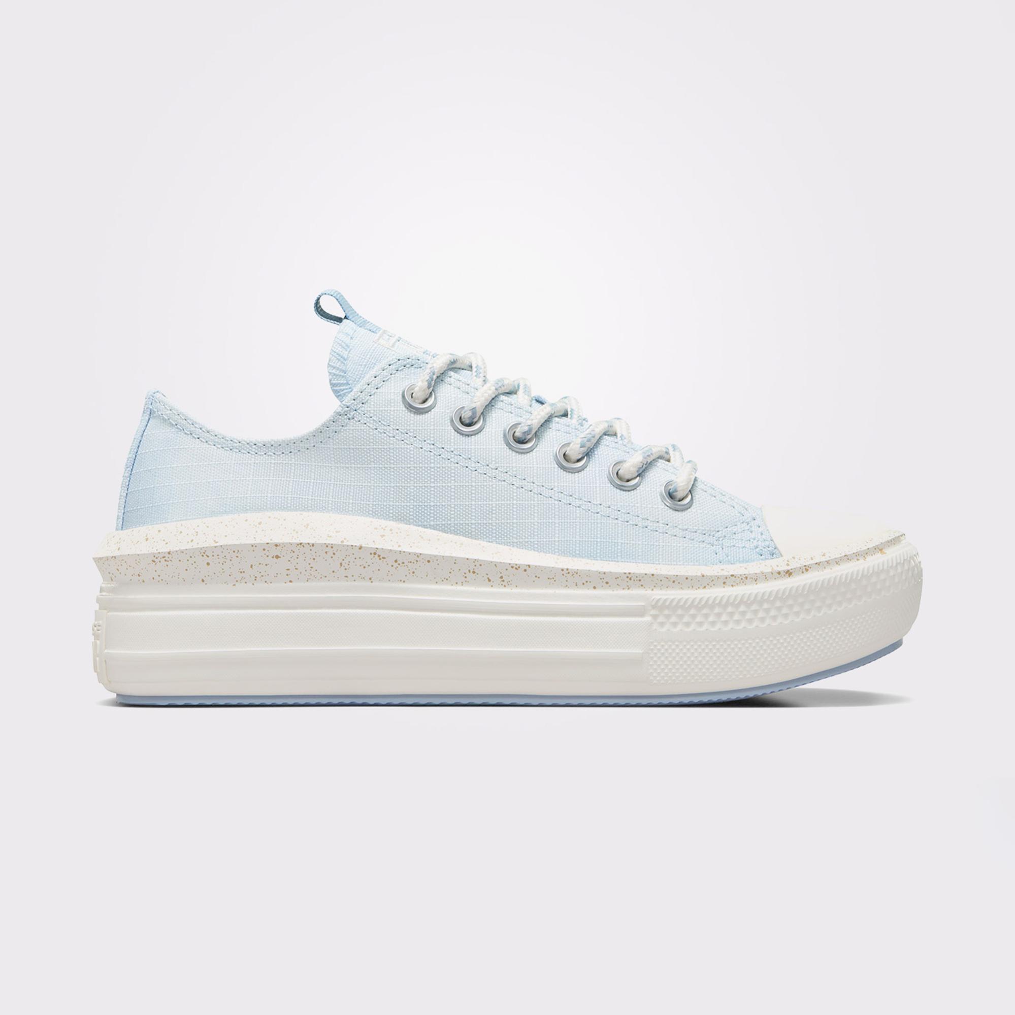 Converse Chuck Taylor All Star Move Kadın Mavi Platform Sneaker