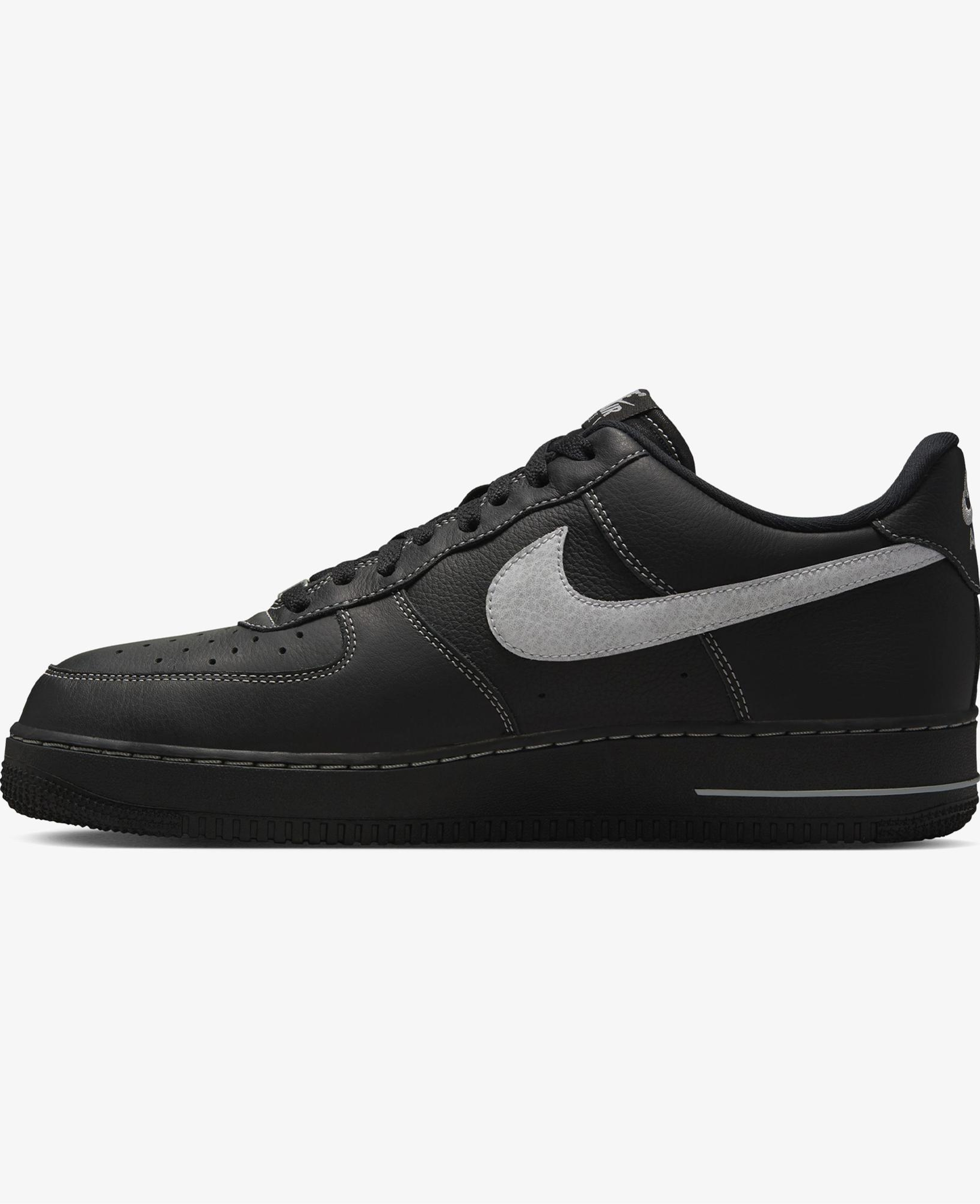 Nike Air Force 1 '07 LV8 Erkek Siyah Spor Ayakkabı