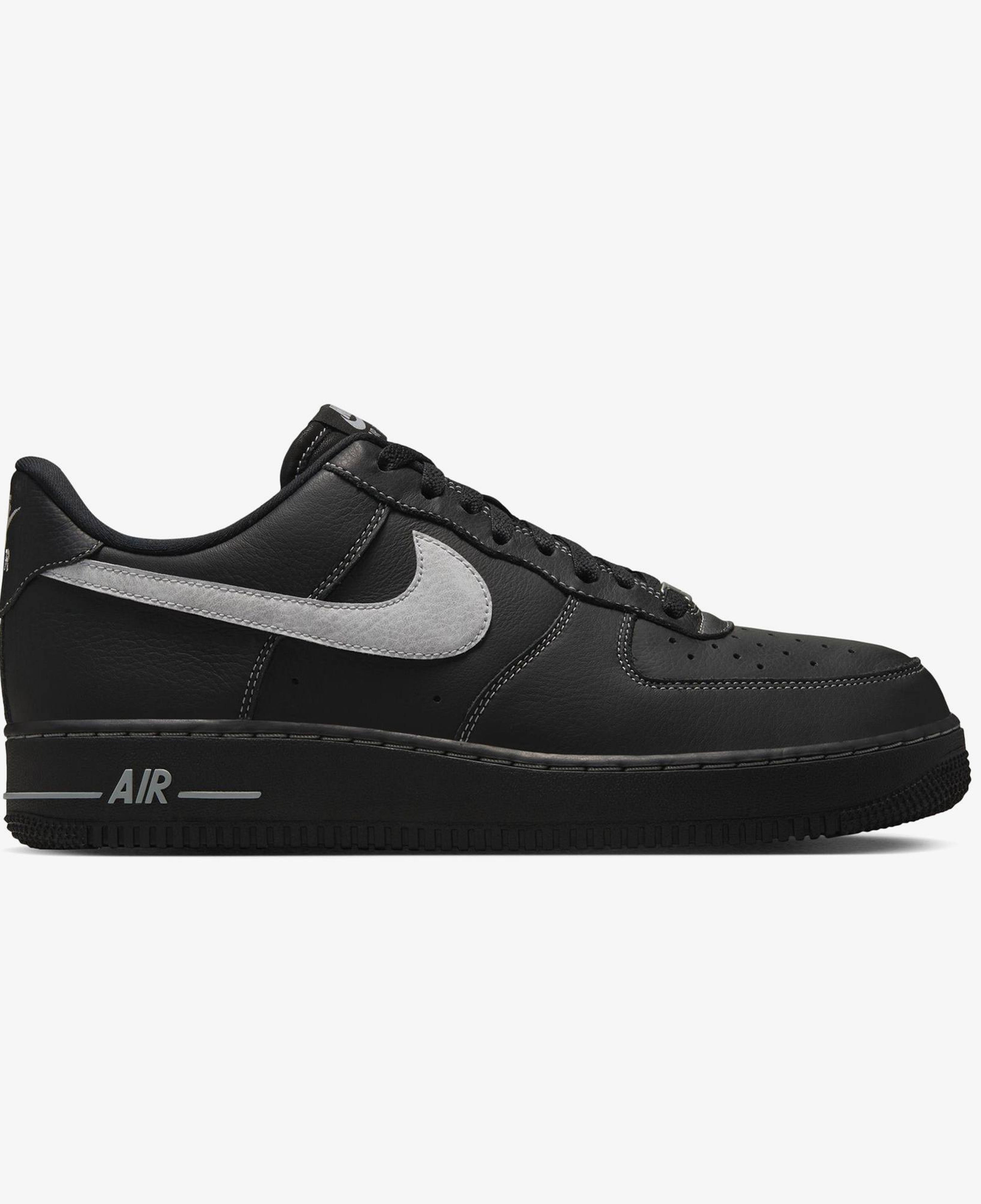 Nike Air Force 1 '07 LV8 Erkek Siyah Spor Ayakkabı