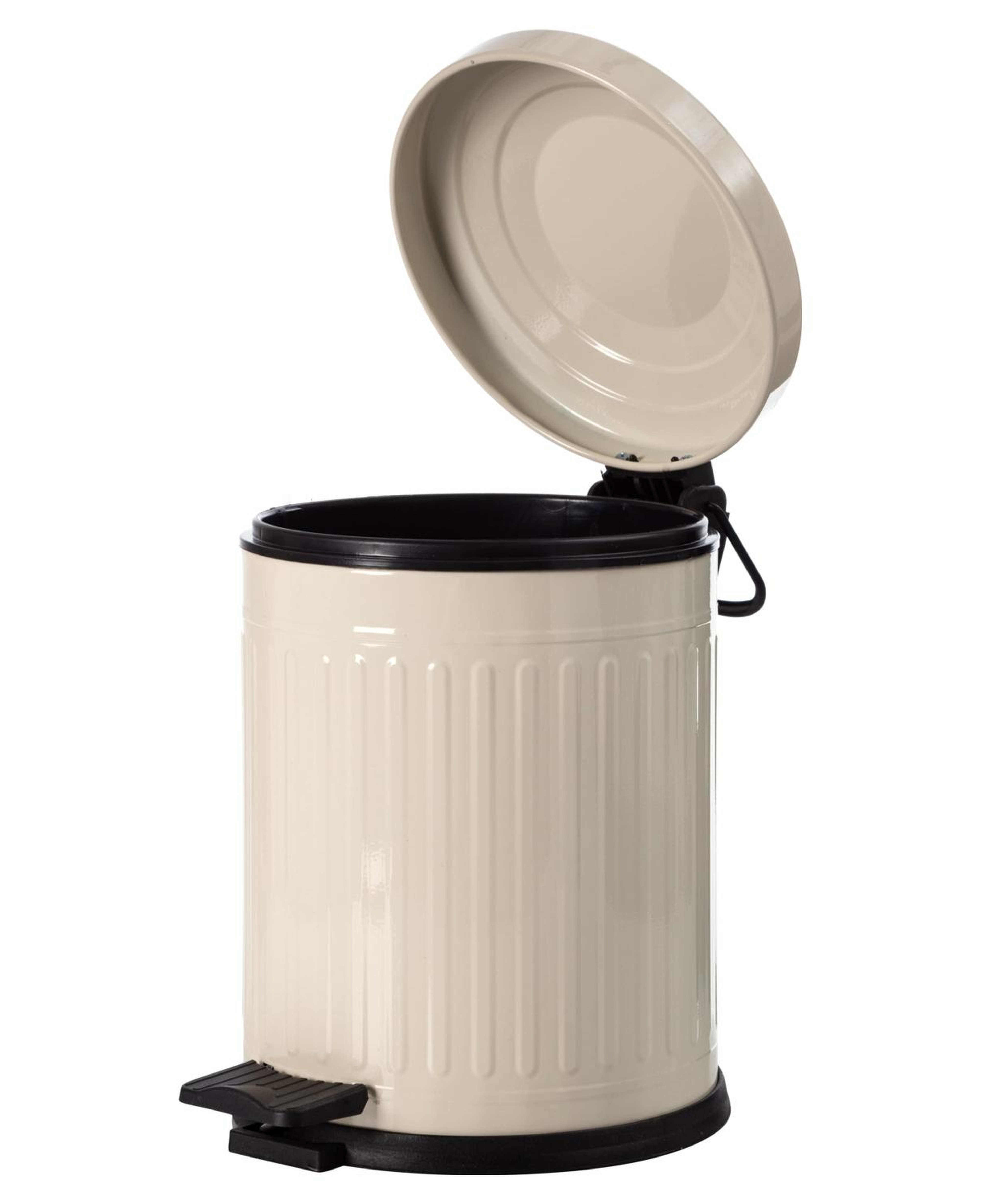 5LT PEDALLI VINTAGE ÇÖP KOVASI KREM