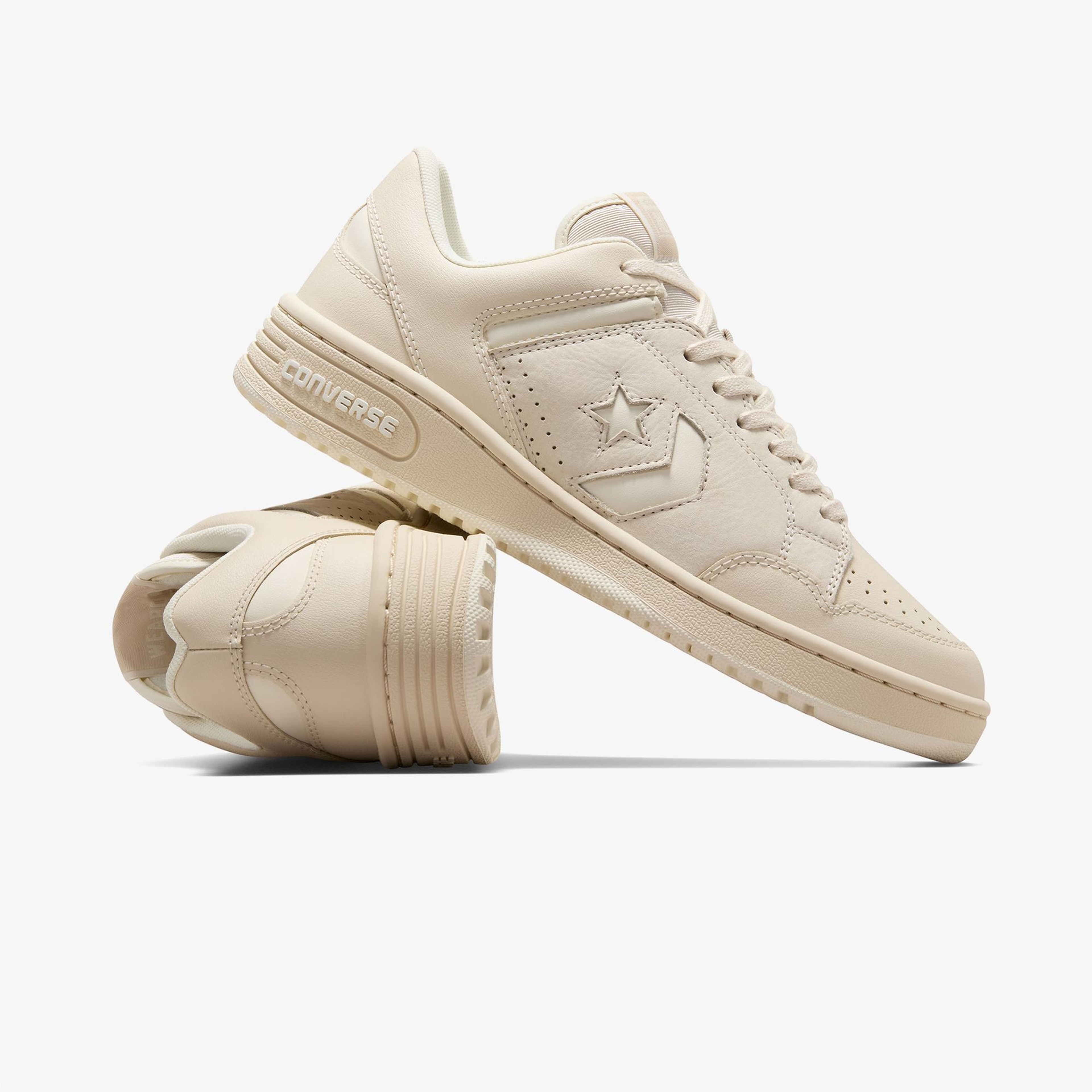 Converse Weapon Unisex Krem Deri Sneaker