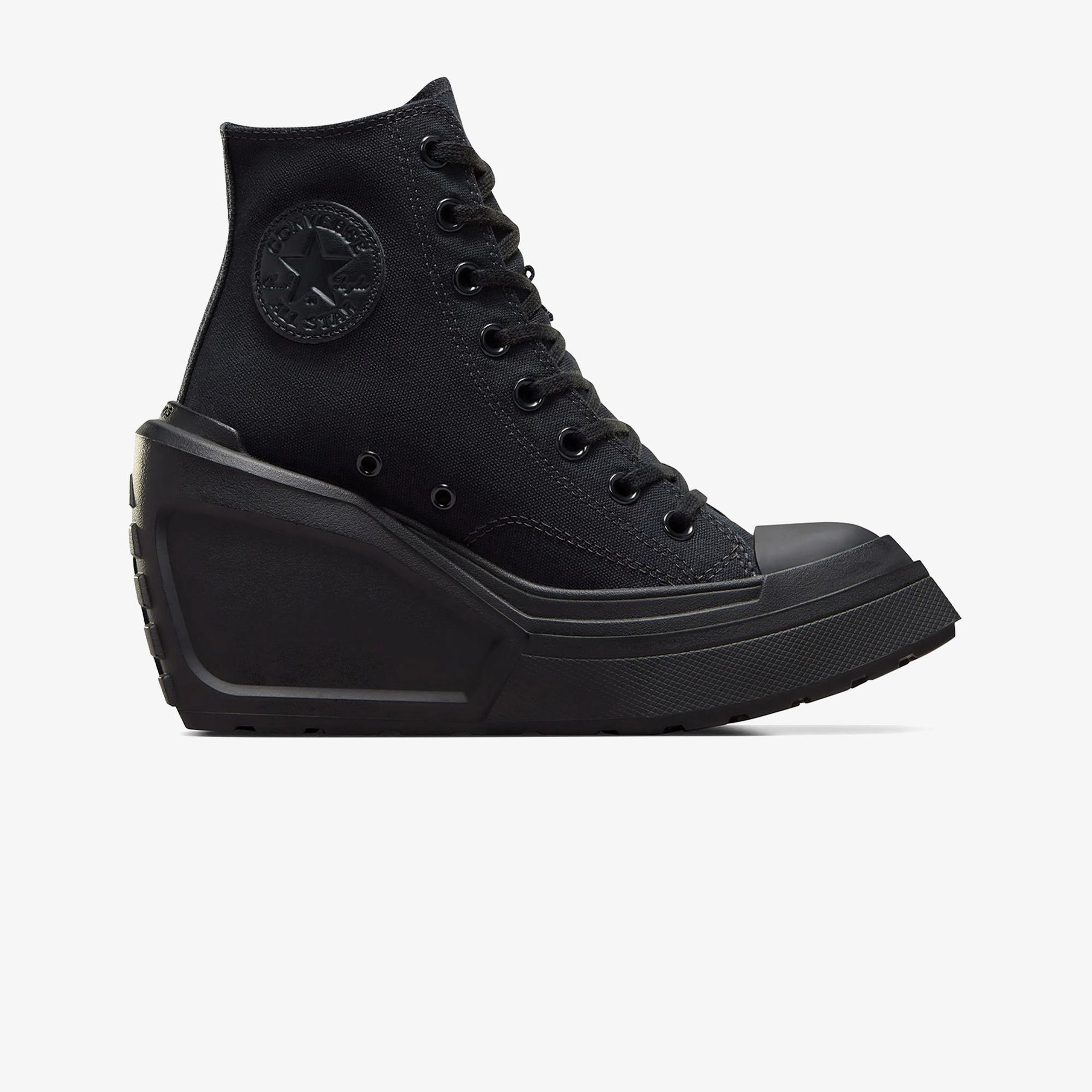 Converse Chuck 70 De Luxe Wedge Kadın Siyah Sneaker