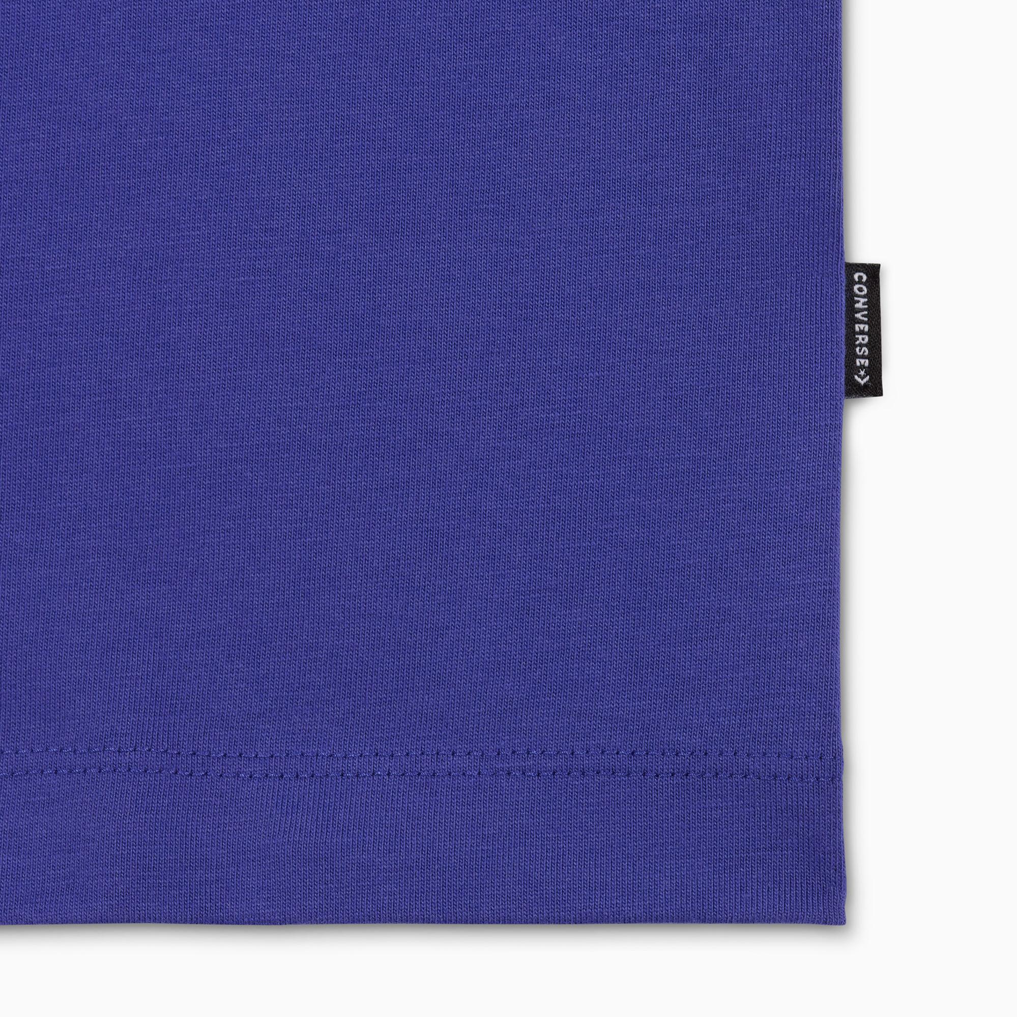 Converse Classic Kadın Baskılı Mor T-Shirt