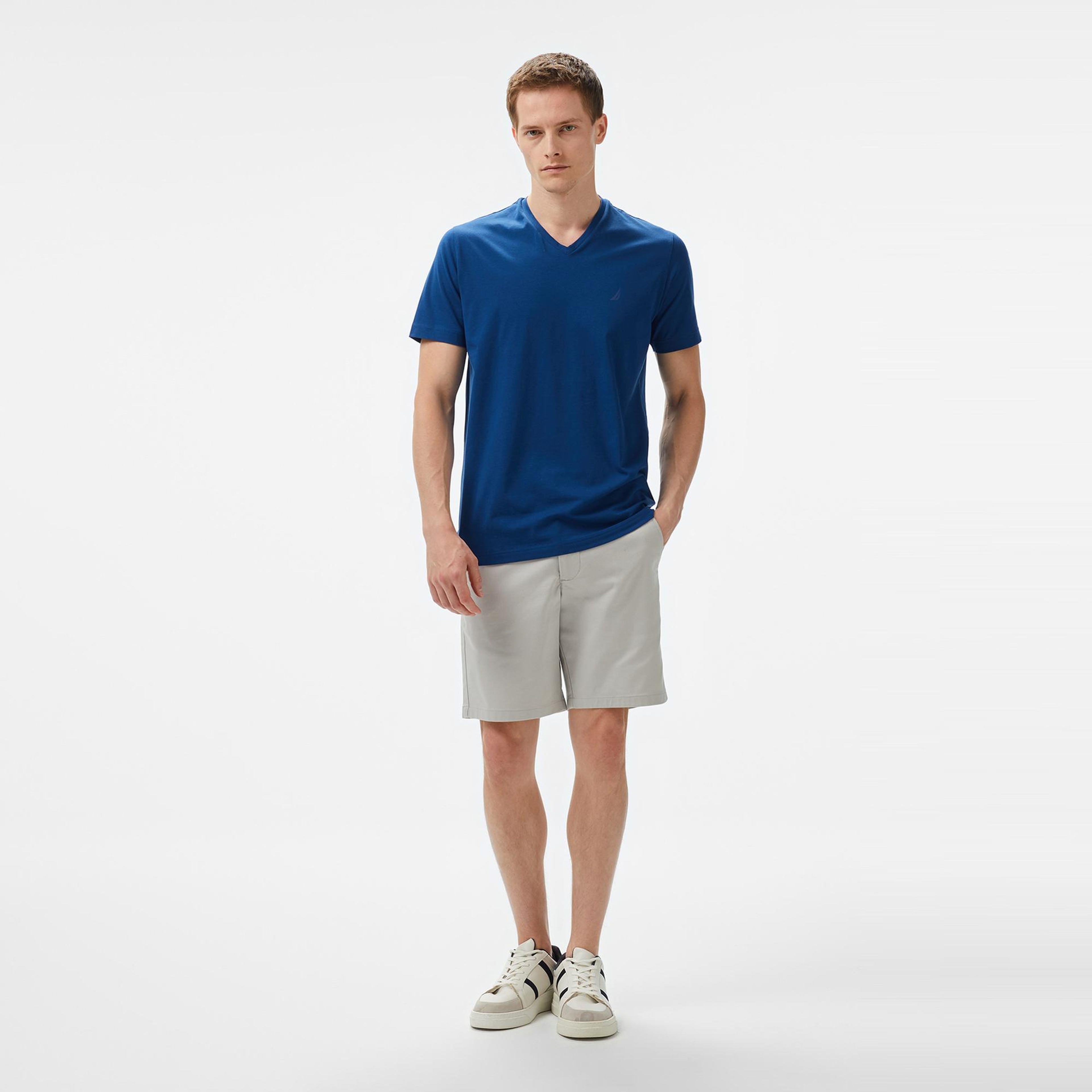 Nautica Erkek Mavi Regular Fit T-Shirt