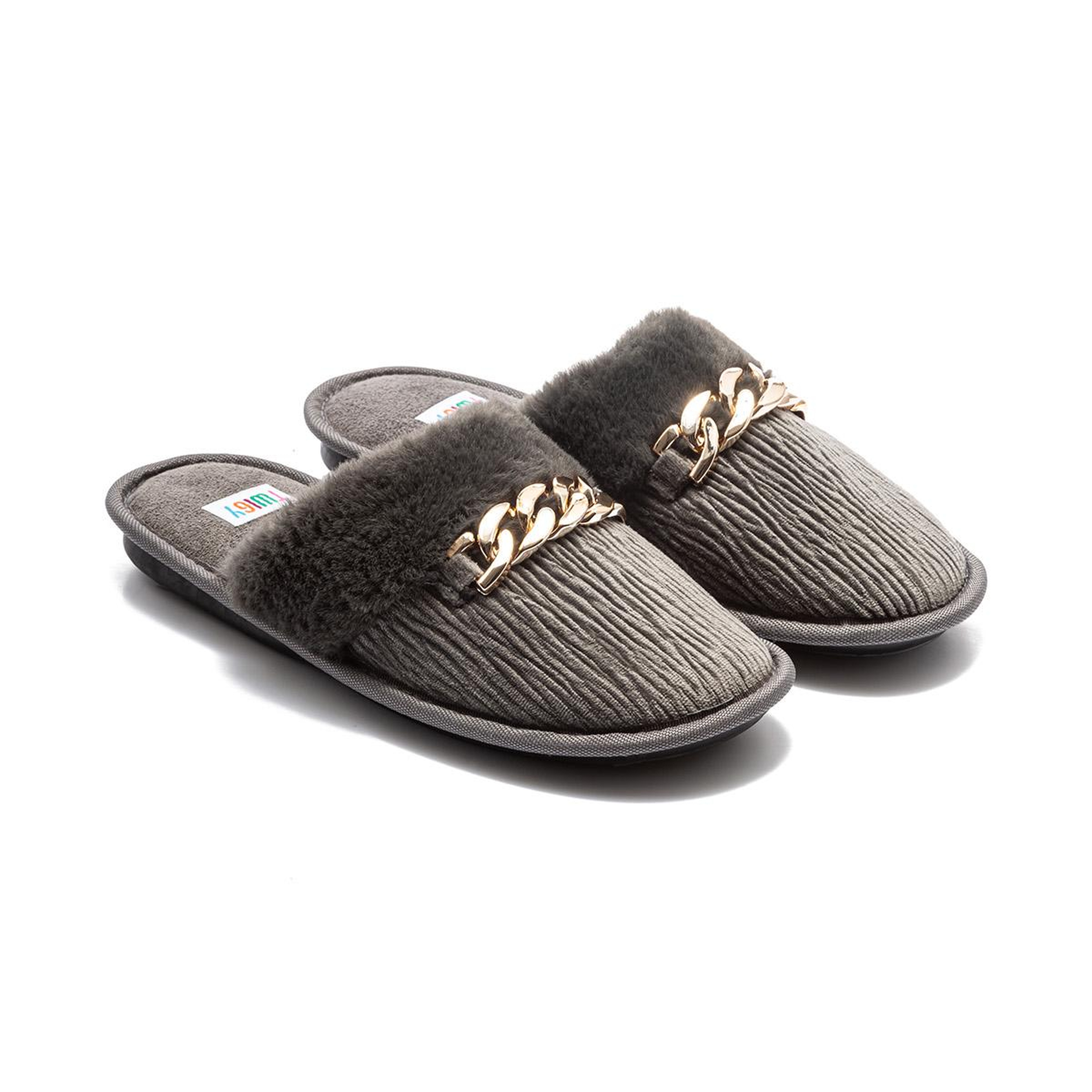 Nora Kadın Ev Terliği Gri 36/41