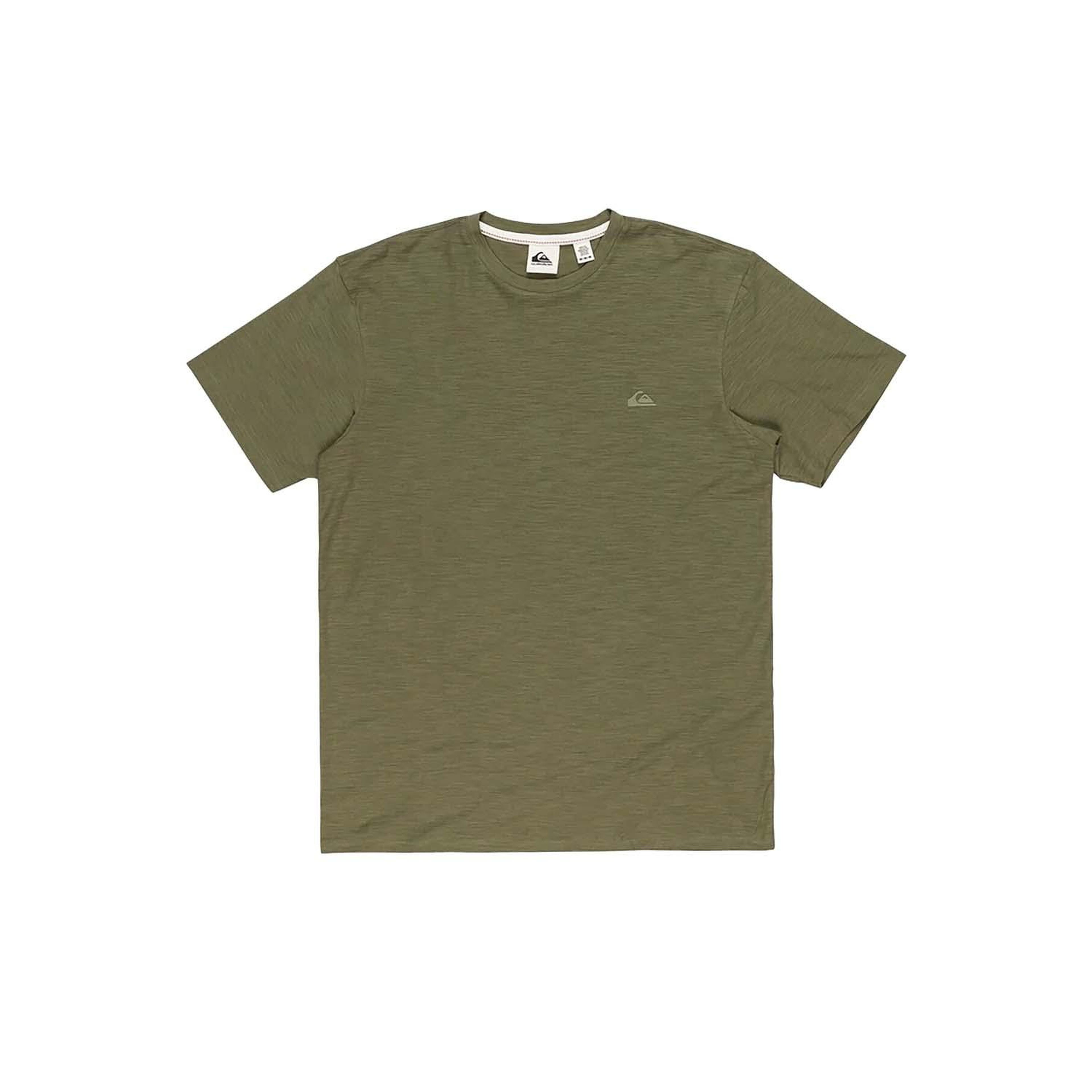 Quiksilver Slub Roundneck Erkek Yeşil Tişört