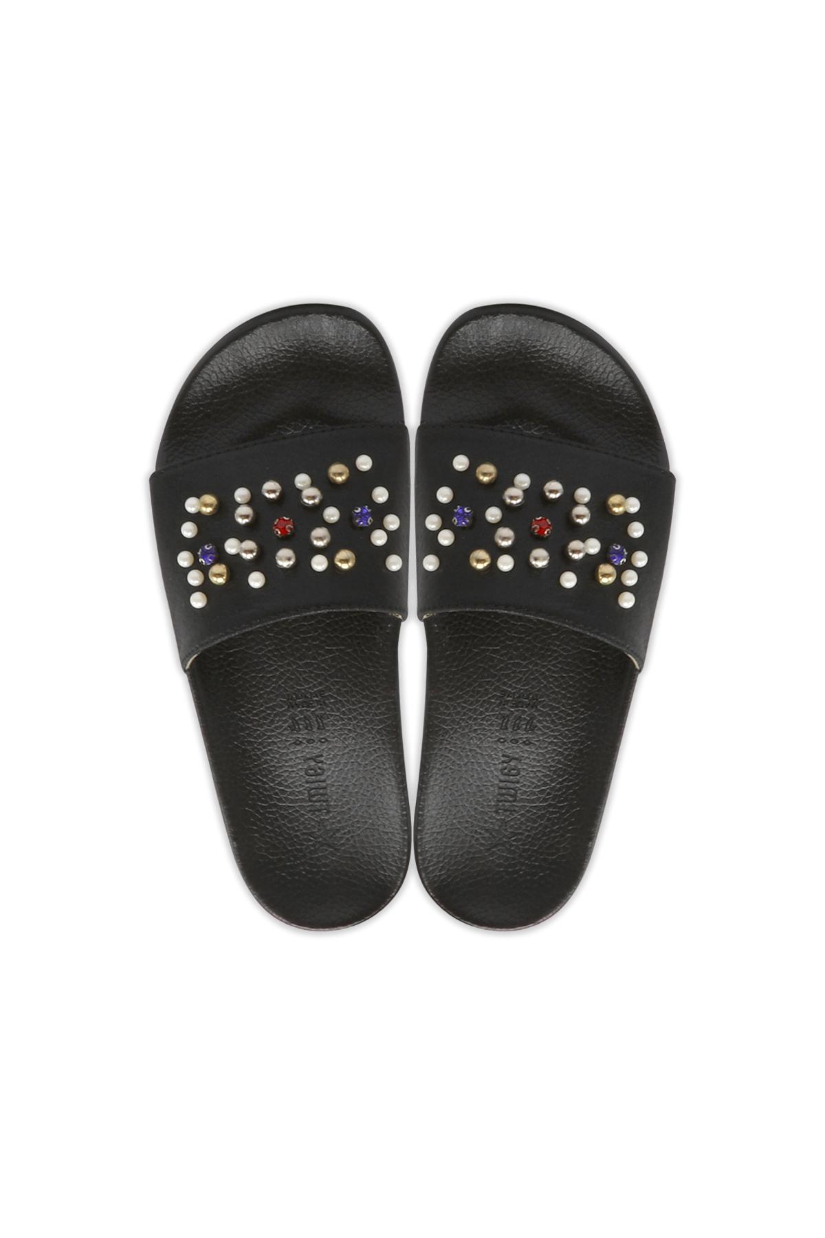 Pearl Kadın Terlik Siyah 36/40