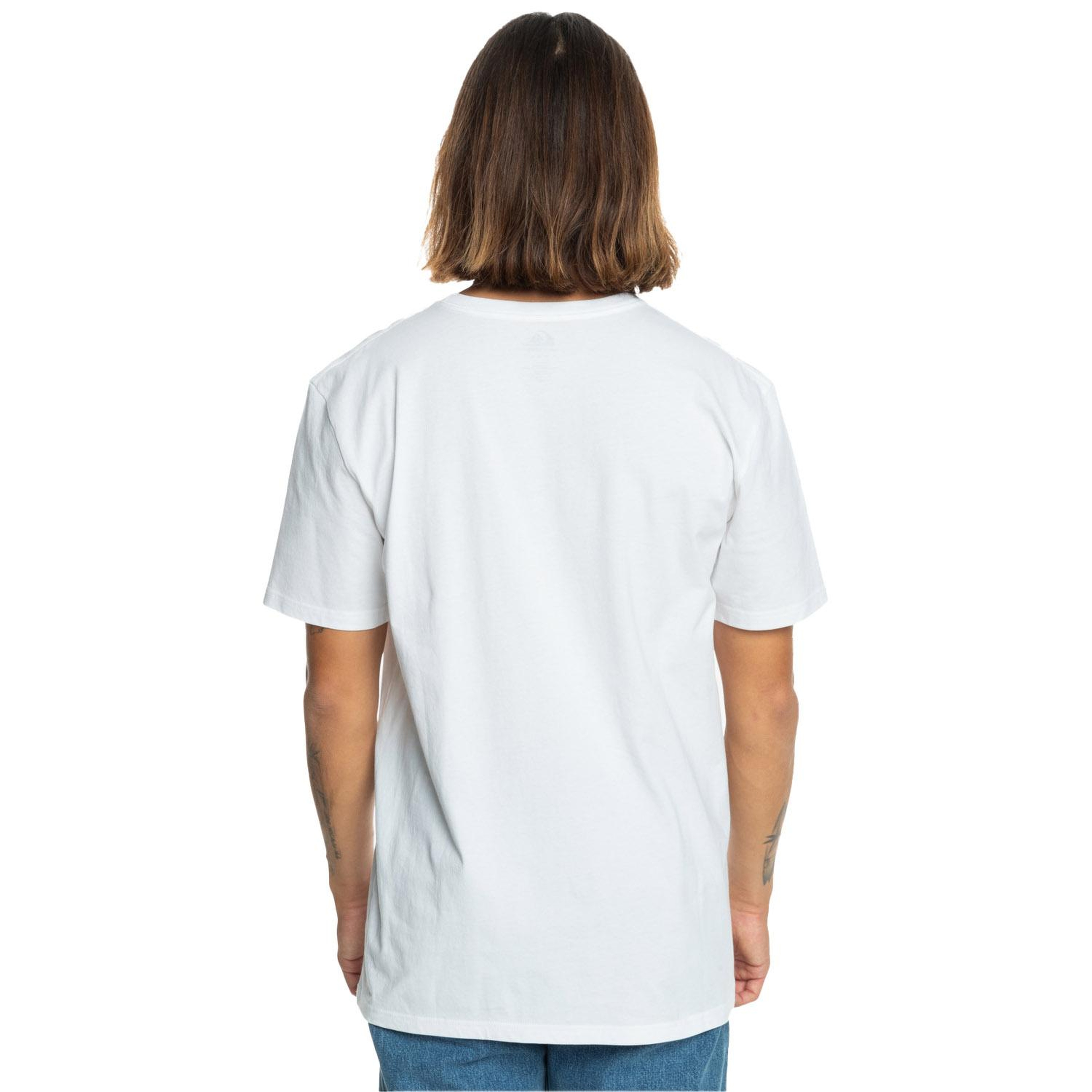 Quiksilver Tradesmith Erkek Beyaz Tişört