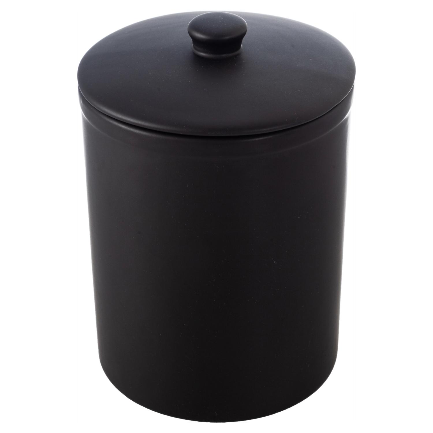 MAT SİYAH ÇÖP KOVASI 3 LT