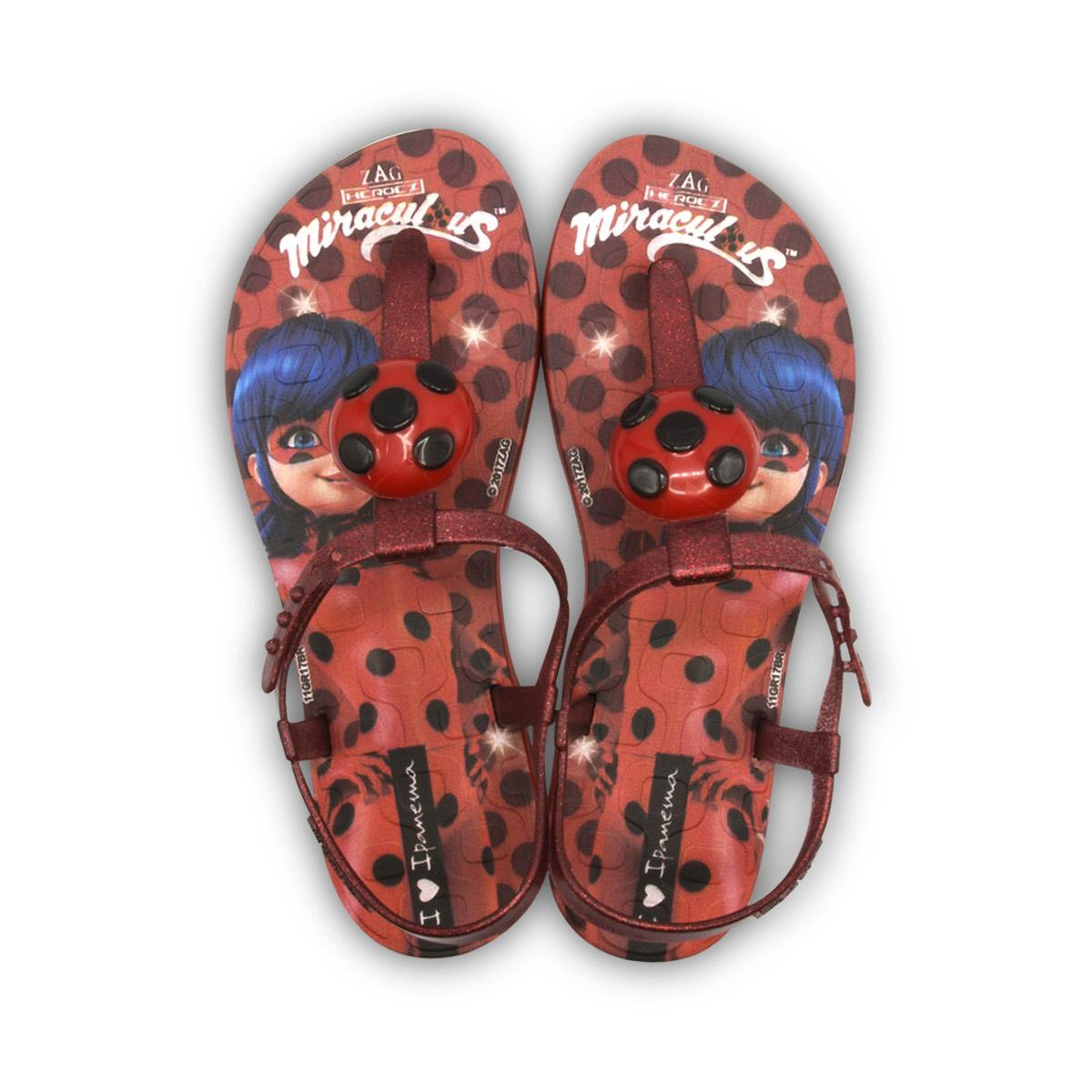 Ladybug Çocuk Sandalet Kırmızı 30/35
