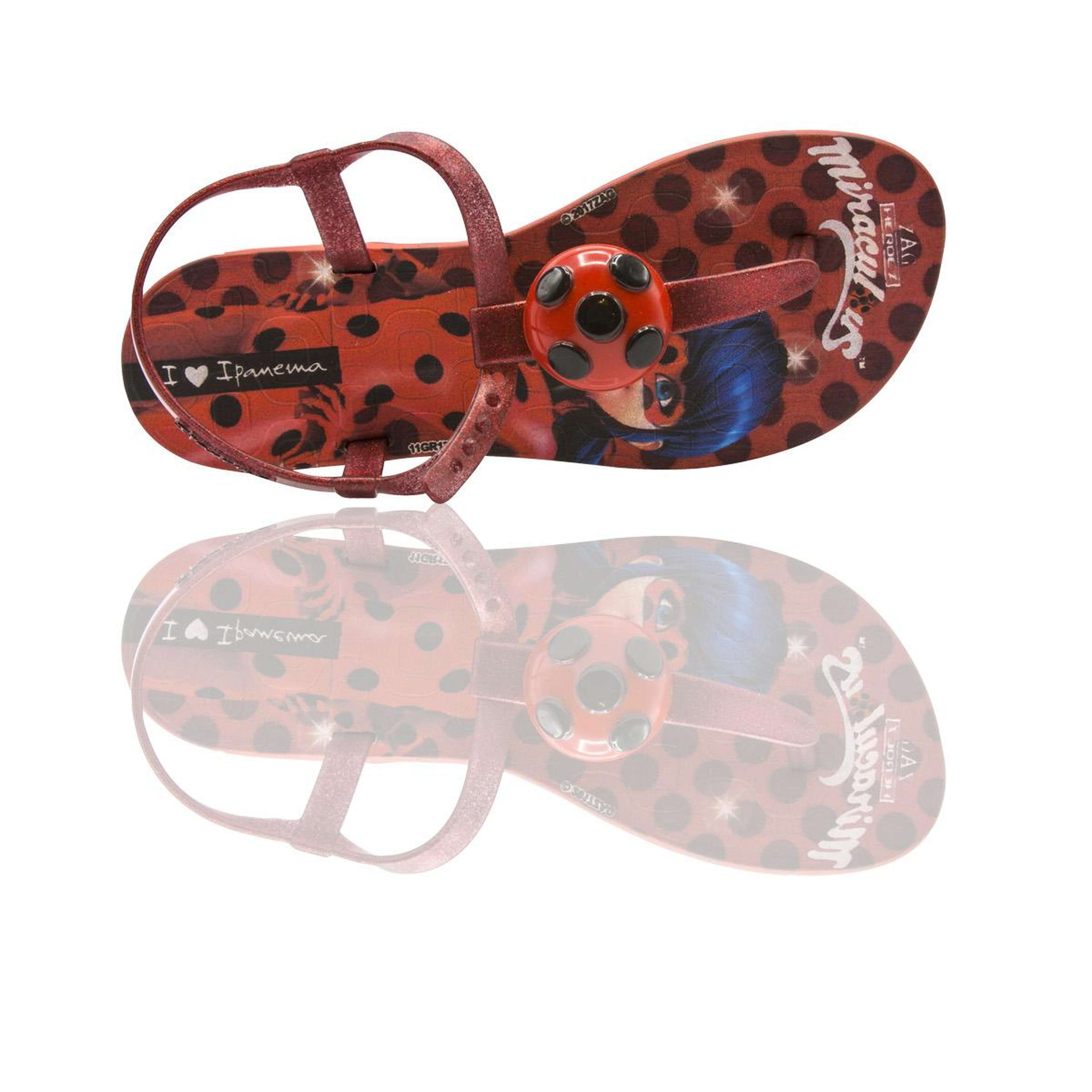 Ladybug Çocuk Sandalet Kırmızı 30/35