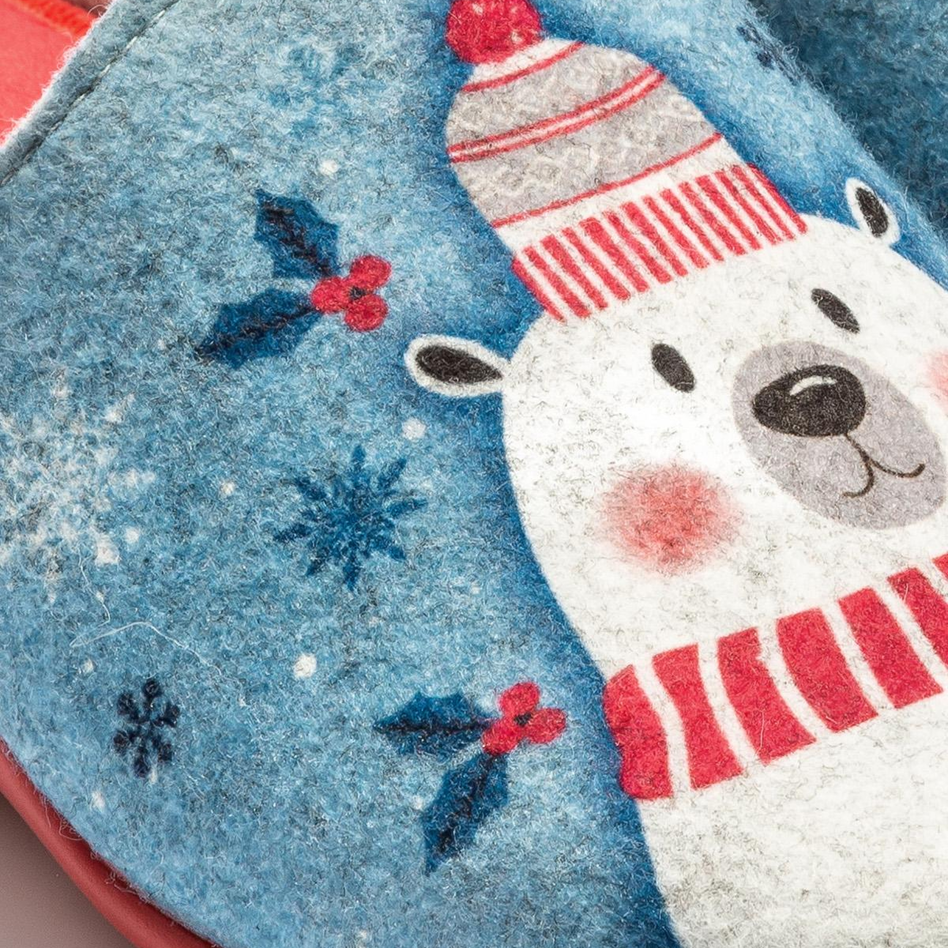 Kar Adam Kadın Ev Terliği Mavi 36/41