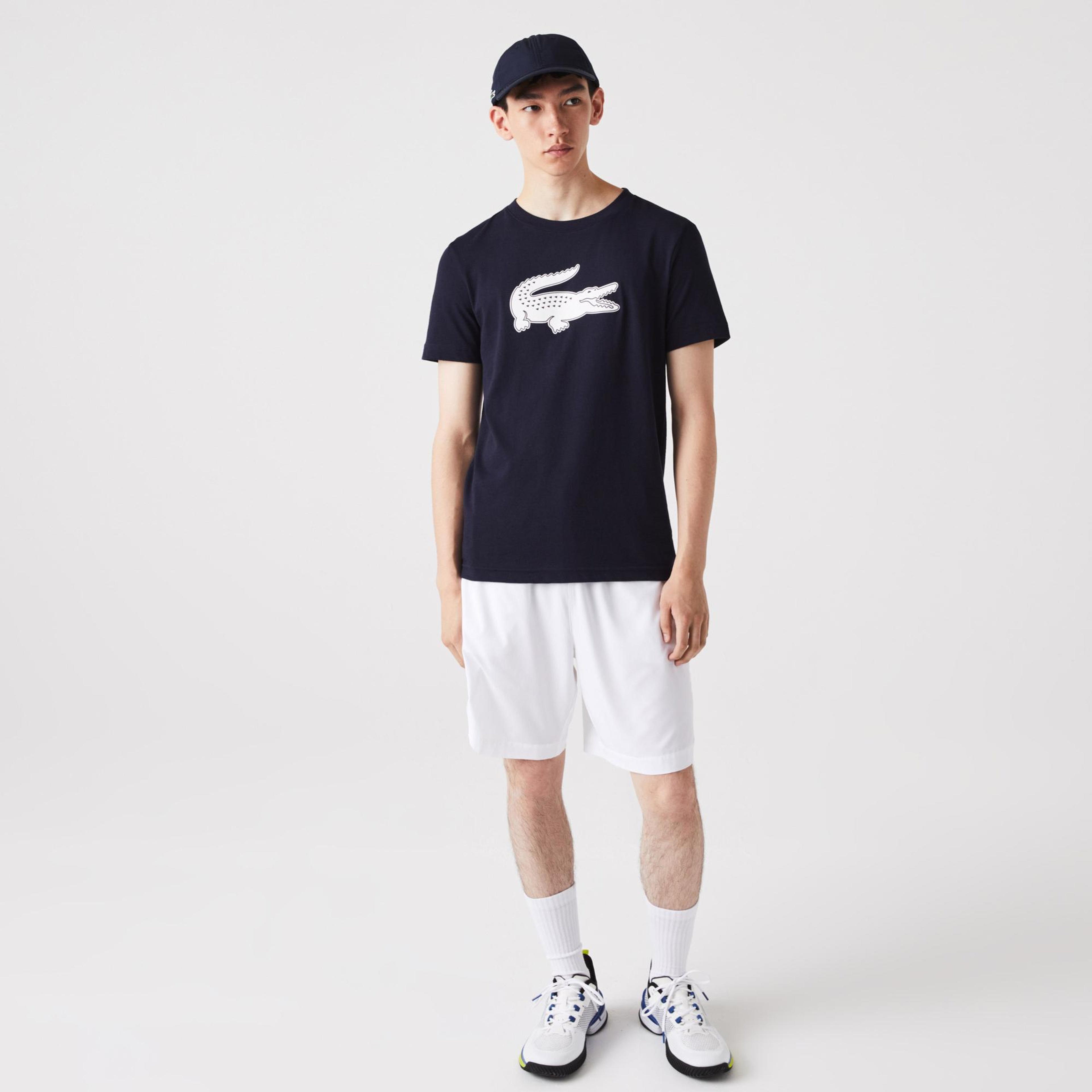 Lacoste SPORT Regular Fit Erkek Lacivert T-Shirt