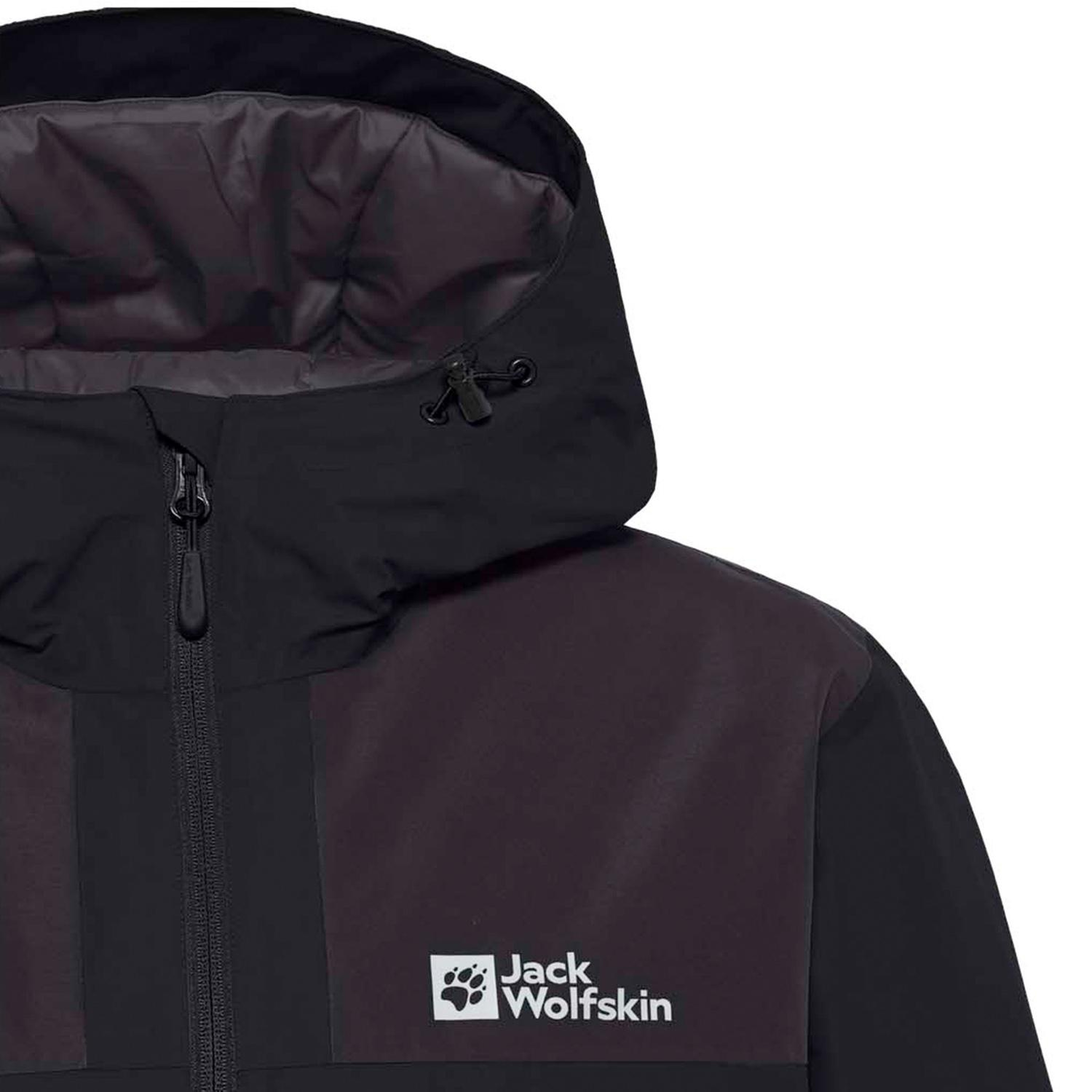 Jack Wolfskin Jasper Ins Erkek Siyah Outdoor Ceketi