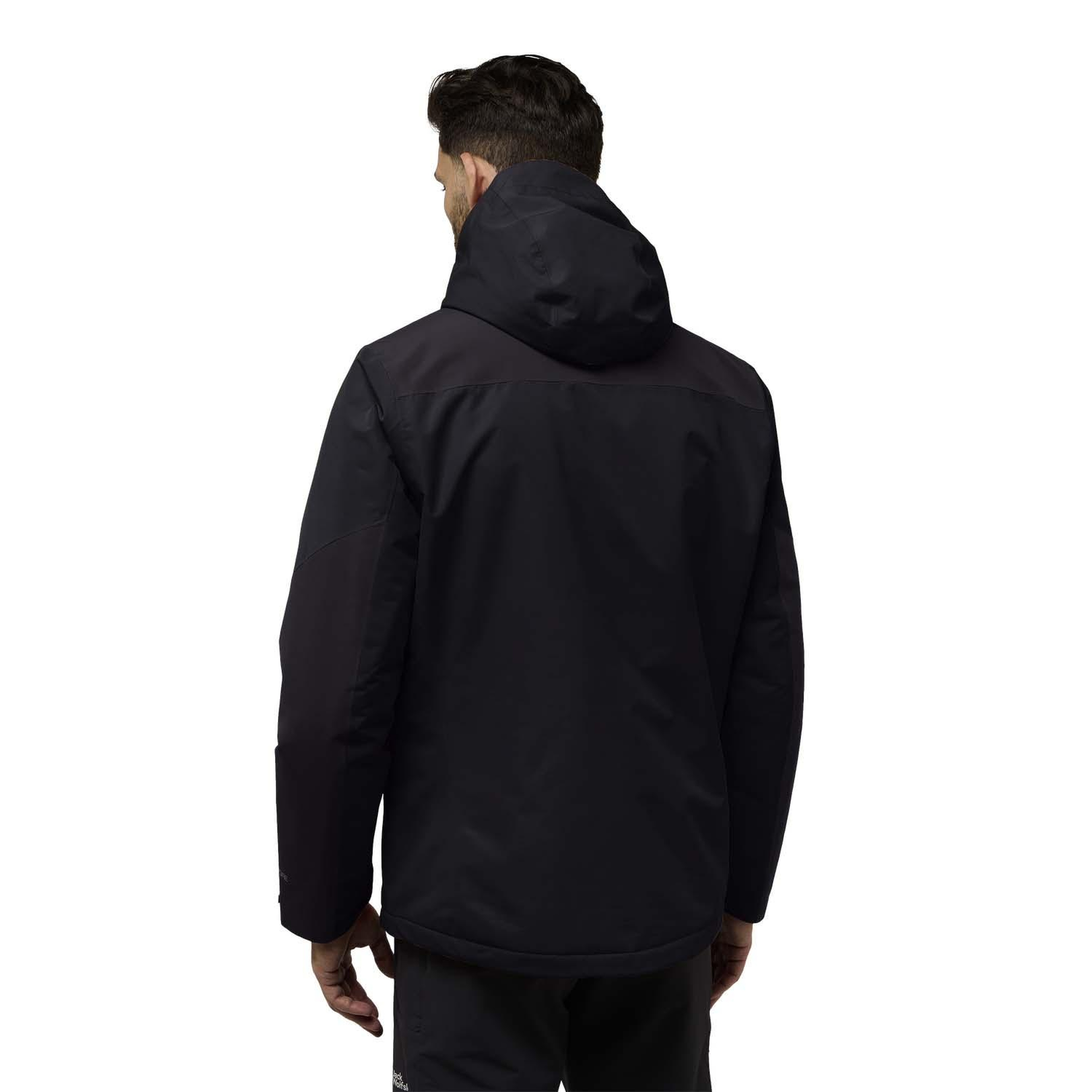 Jack Wolfskin Jasper Ins Erkek Siyah Outdoor Ceketi