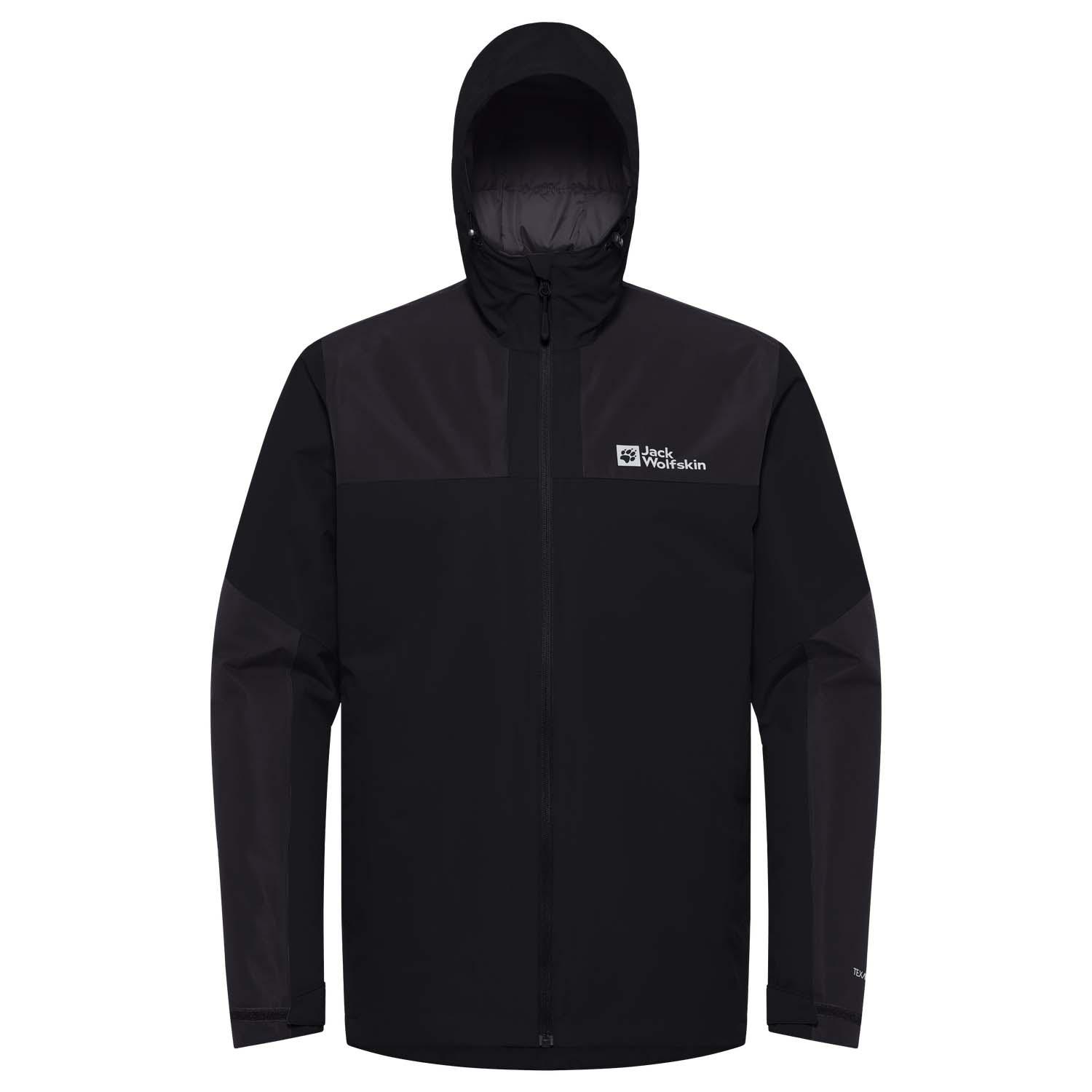 Jack Wolfskin Jasper Ins Erkek Siyah Outdoor Ceketi