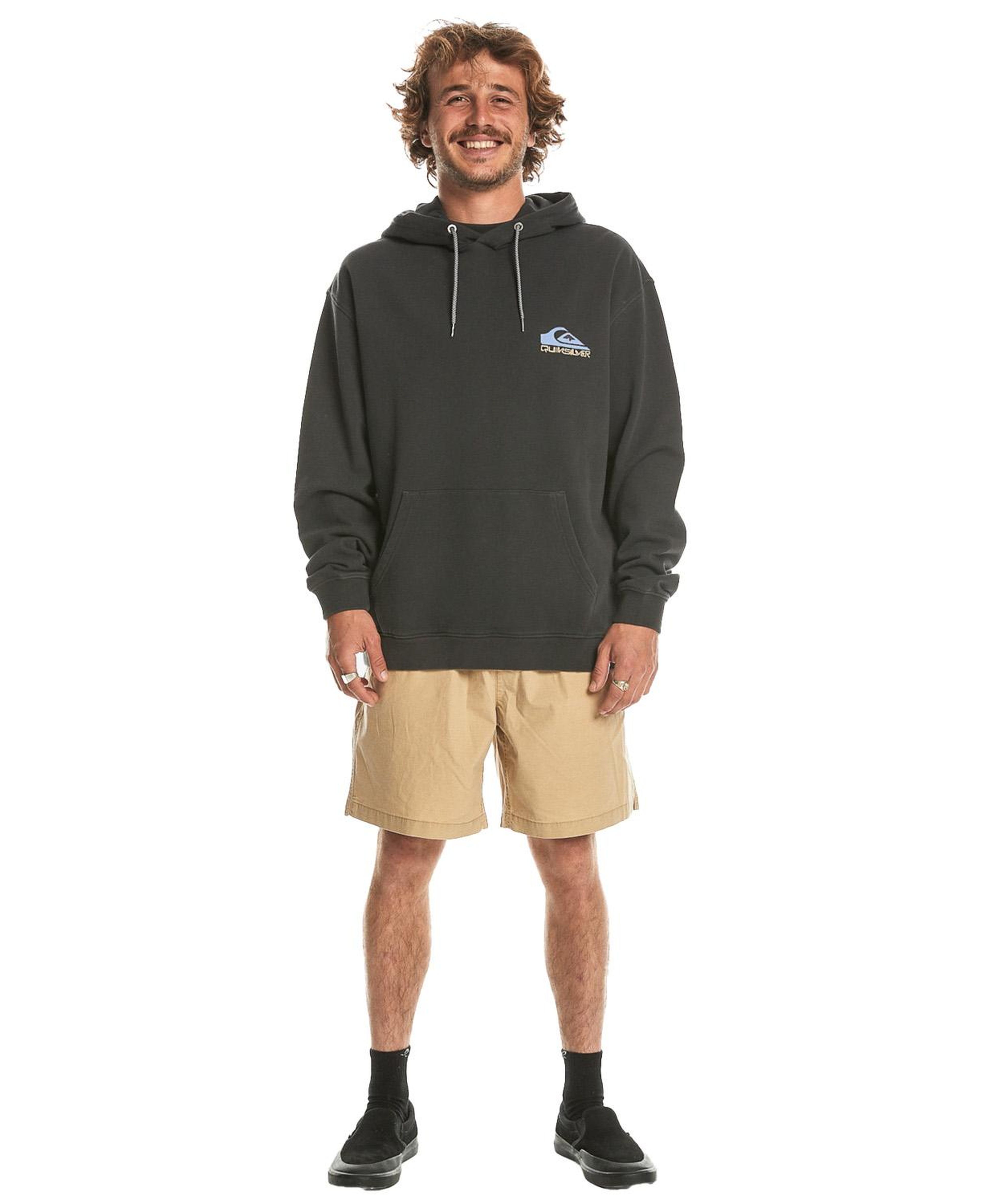 Quiksilver Apog Heritage Hoodie Erkek Yeşil Sweatshirt