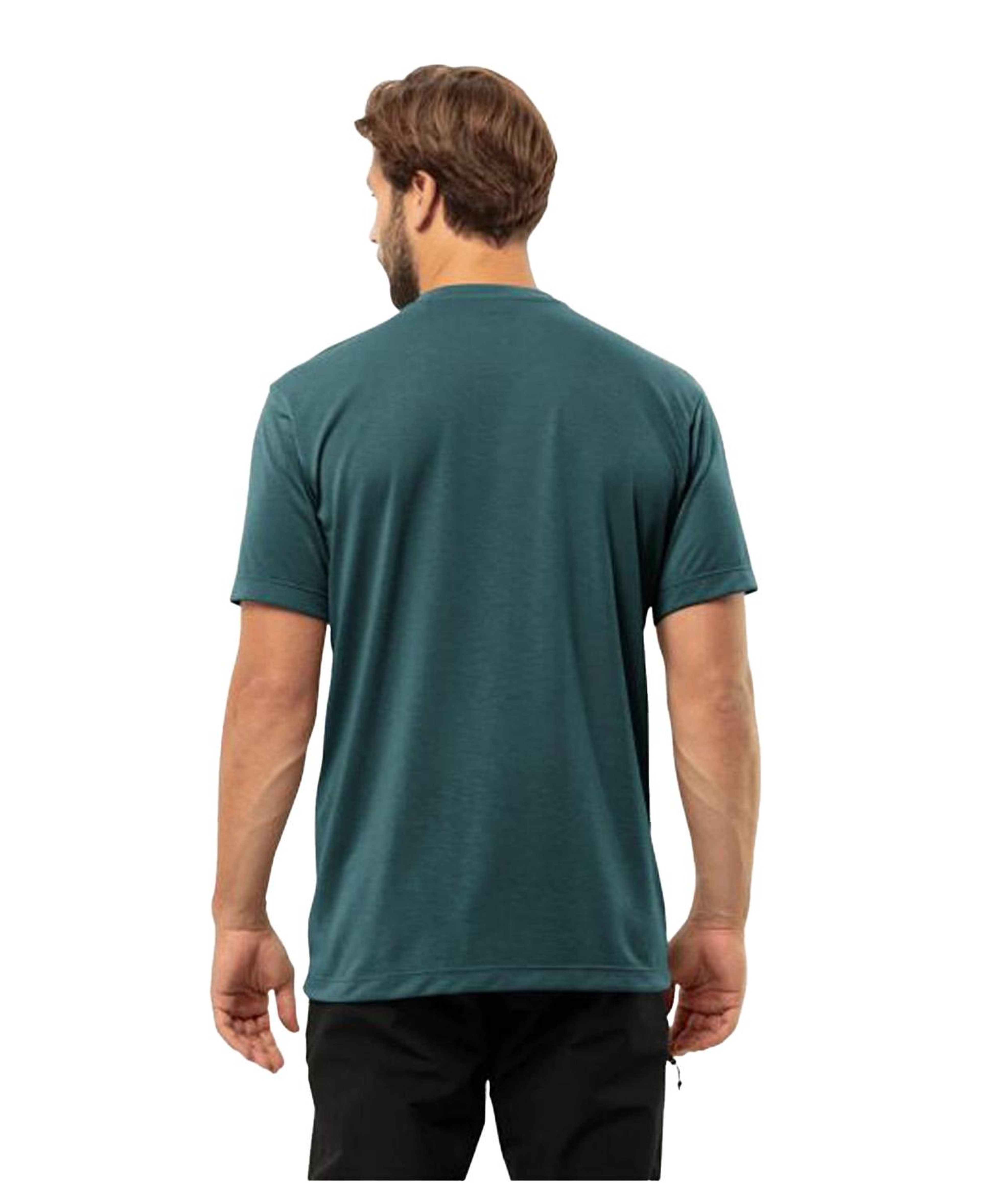 Jack Wolfskin Vonnan Erkek Yeşil Tişört