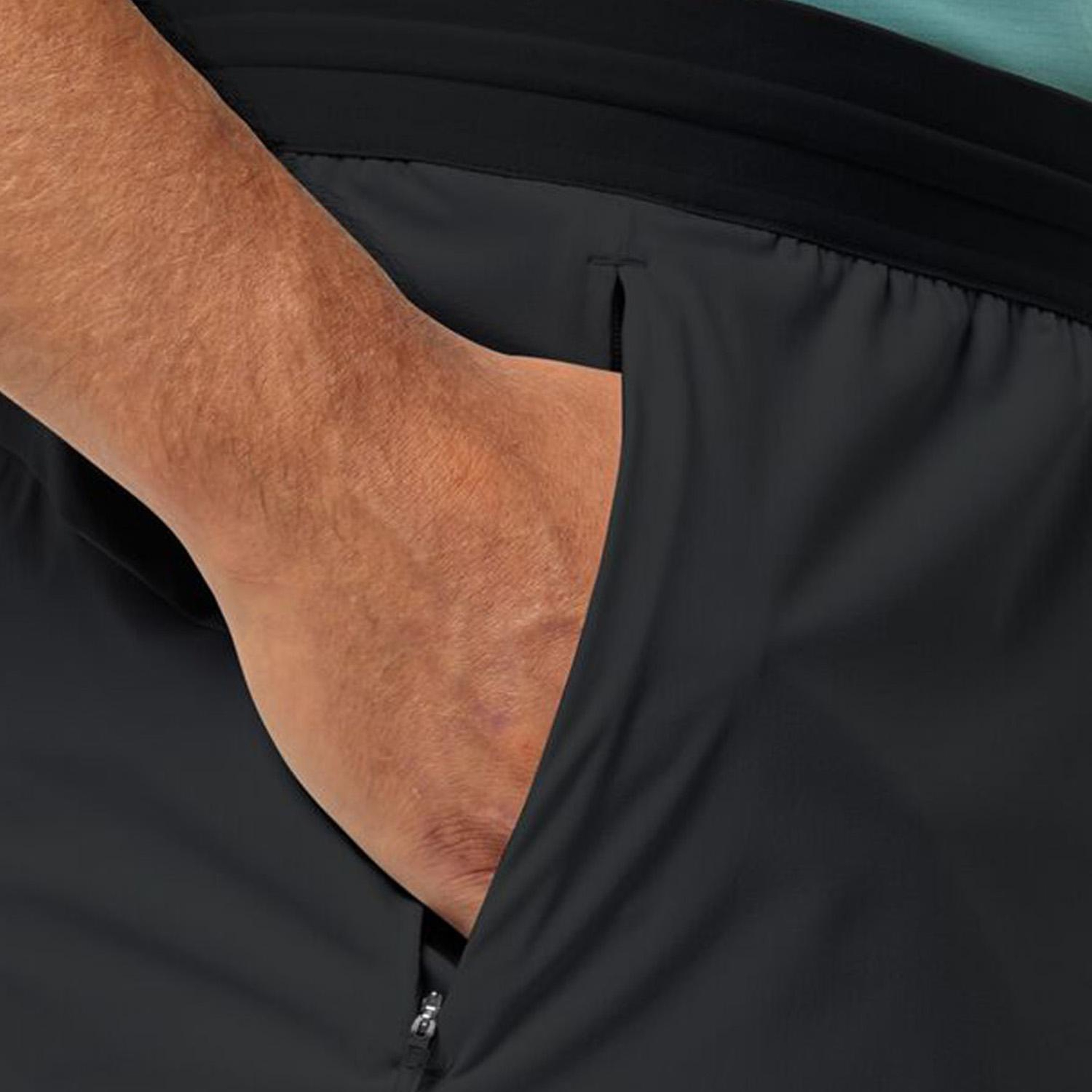 Jack Wolfskin Prelight Chill Shorts Erkek Siyah Şort