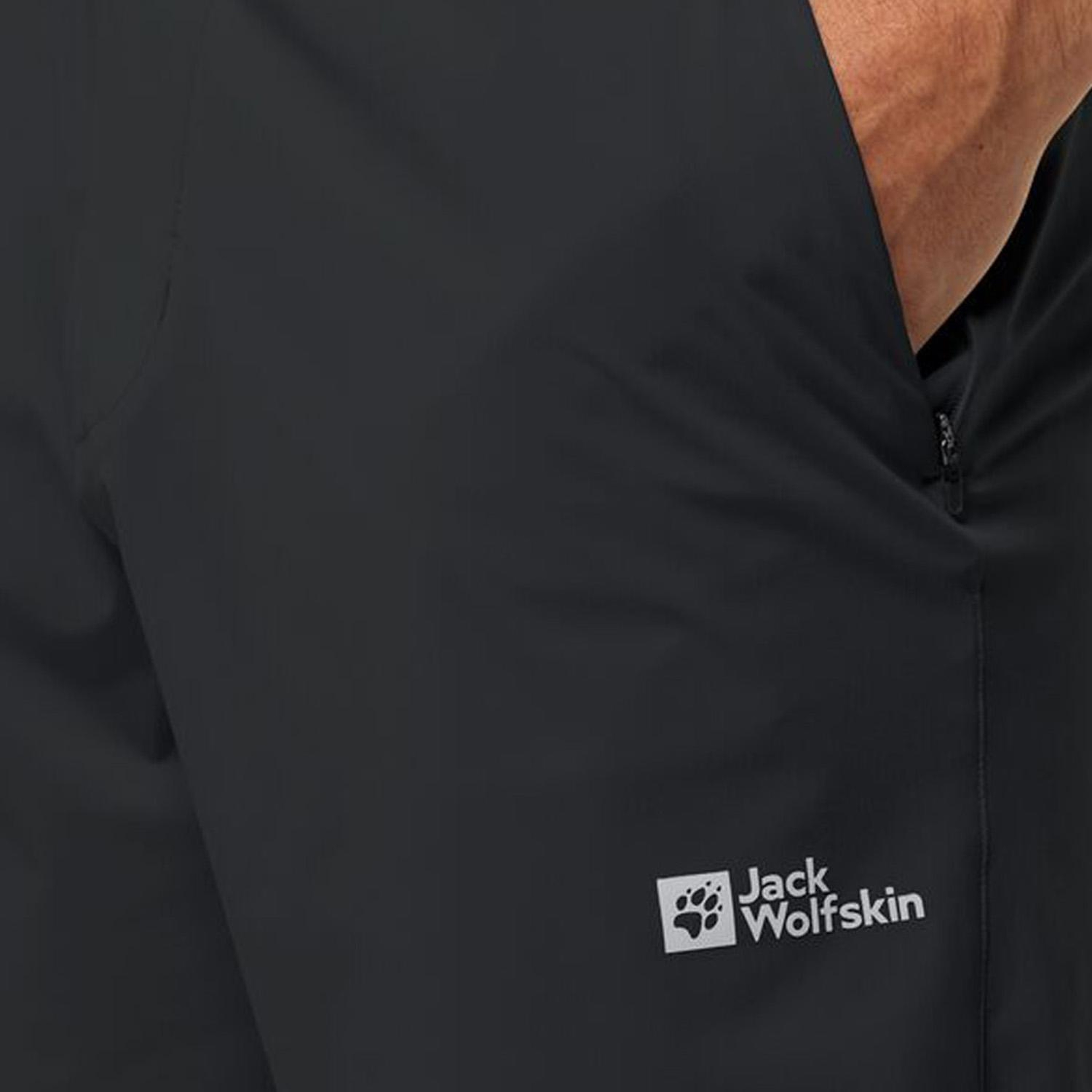 Jack Wolfskin Prelight Chill Shorts Erkek Siyah Şort