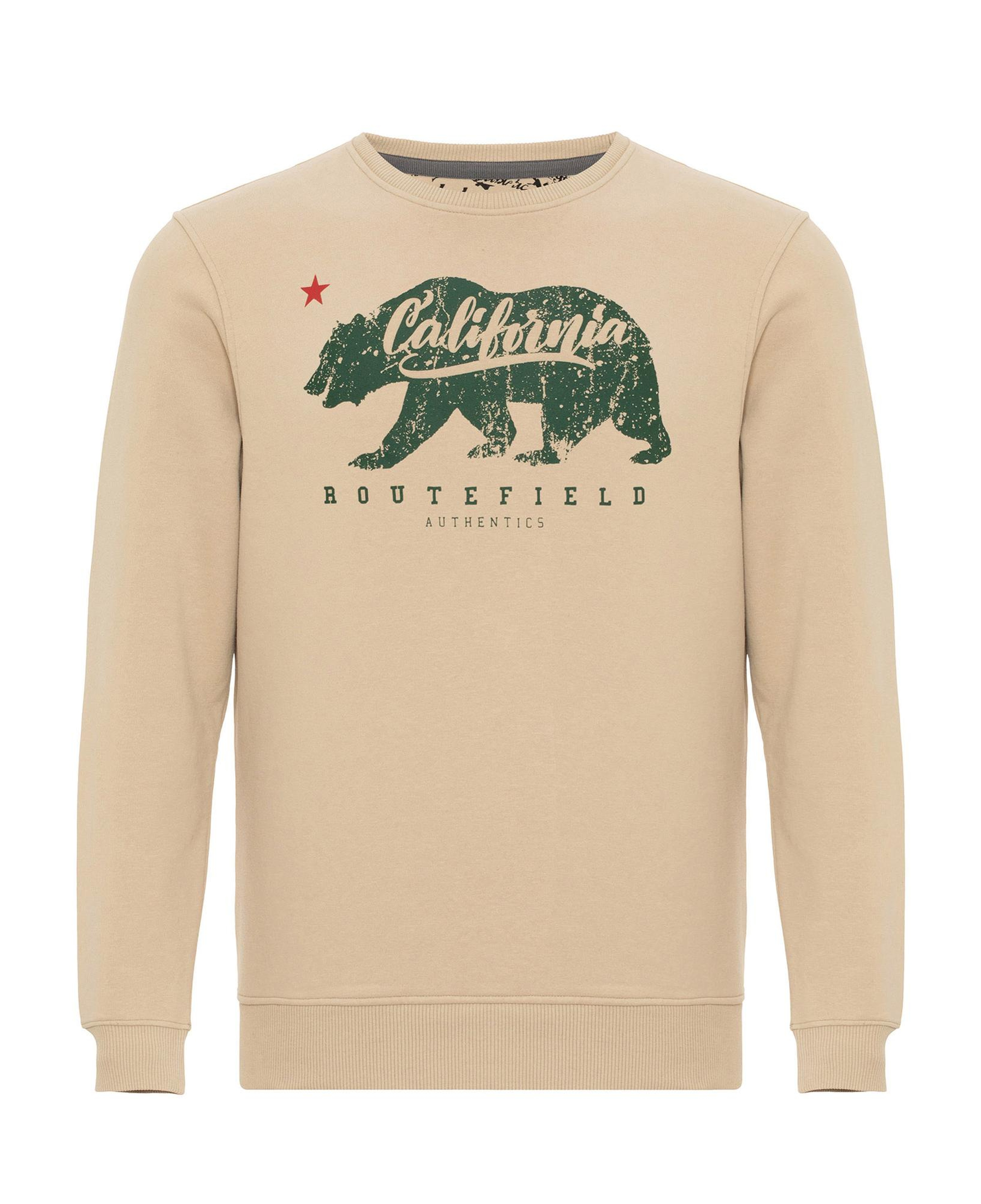 Routefield Home Erkek Kahverengi Sweatshirt