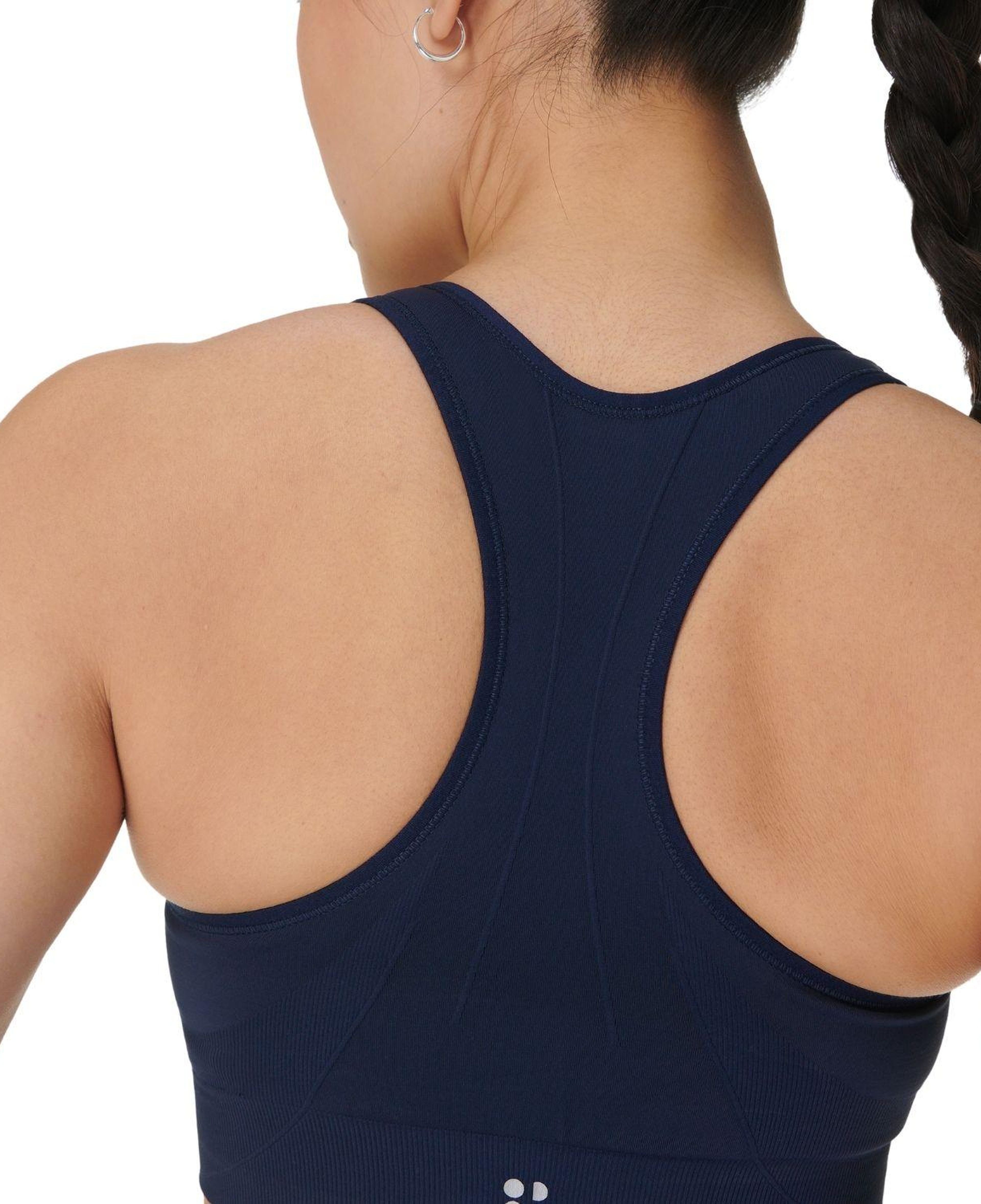 Sweaty Betty Stamina Seamless Sports Bra Kadın Mavi Fitness Bra