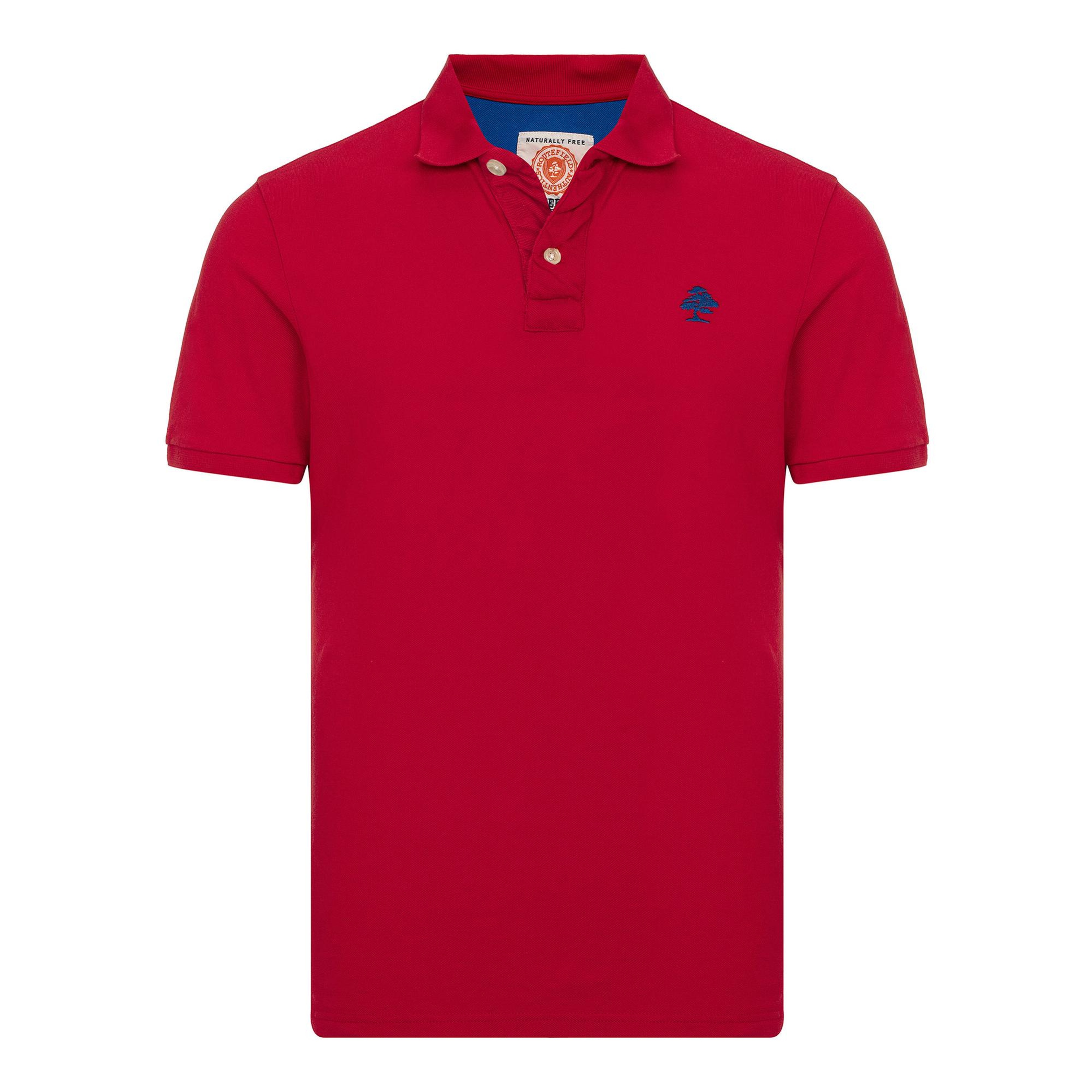 Routefield Patriot Erkek Kırmızı Polo Tişört