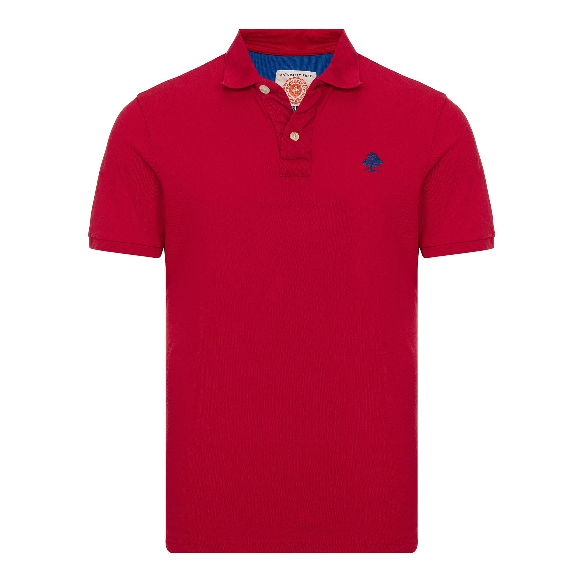 Routefield Patriot Erkek Kırmızı Polo Tişört