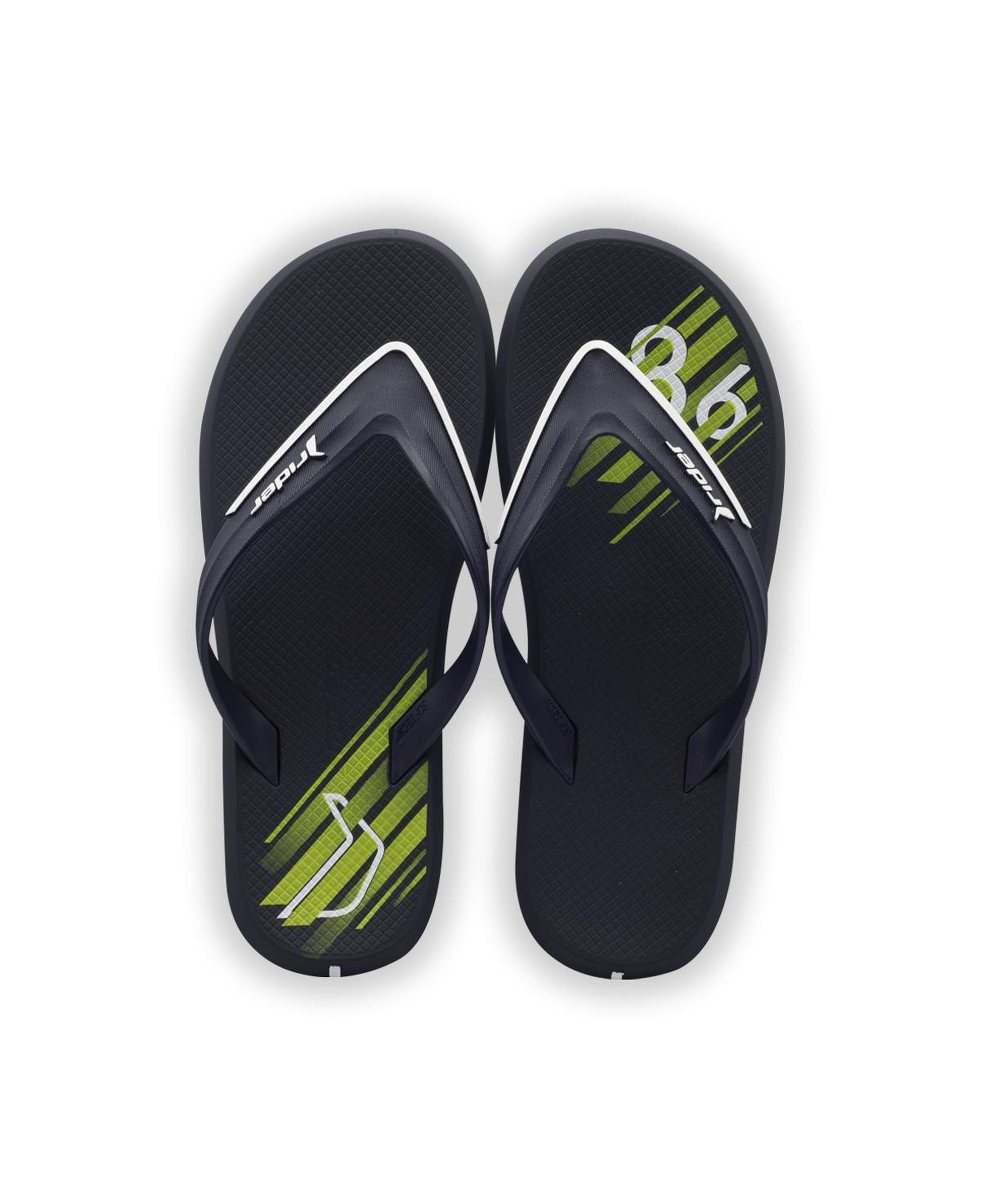 R1 Ultra Erkek Parmak Arası Terlik Siyah Yeşil 39/49