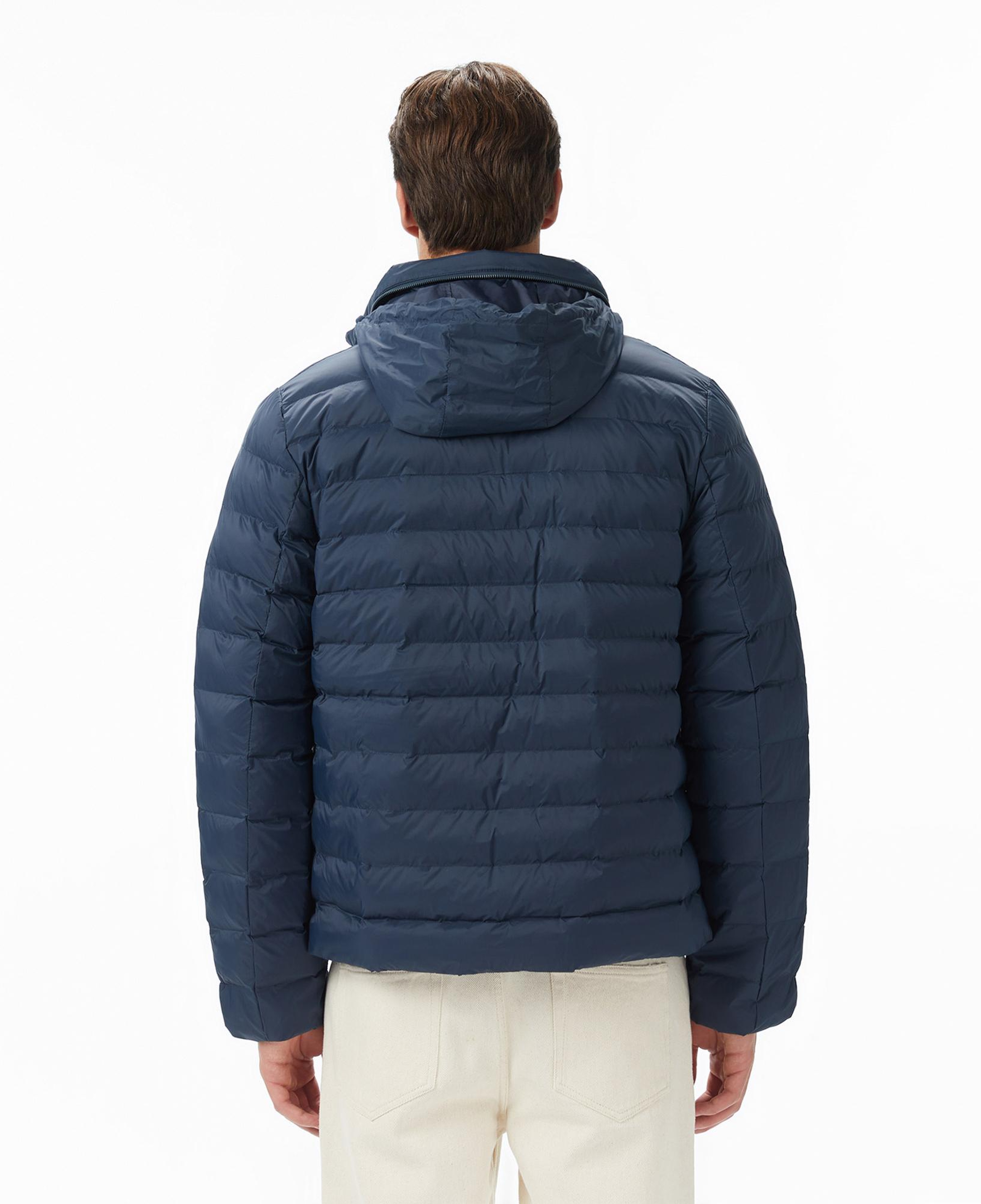 Calvin Klein Nylon Hooded Puffer Erkek Lacivert Mont