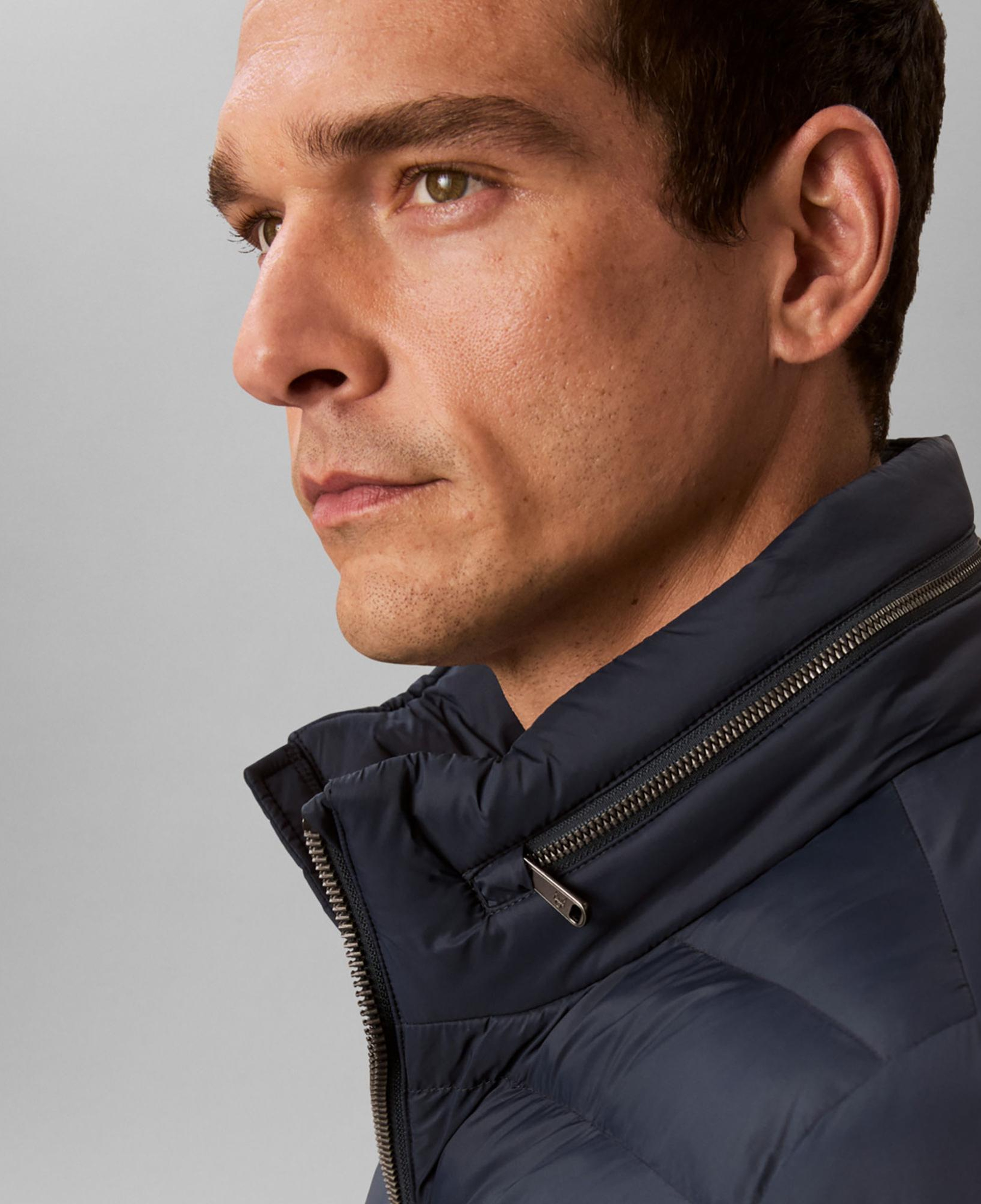 Calvin Klein Nylon Hooded Puffer Erkek Lacivert Mont