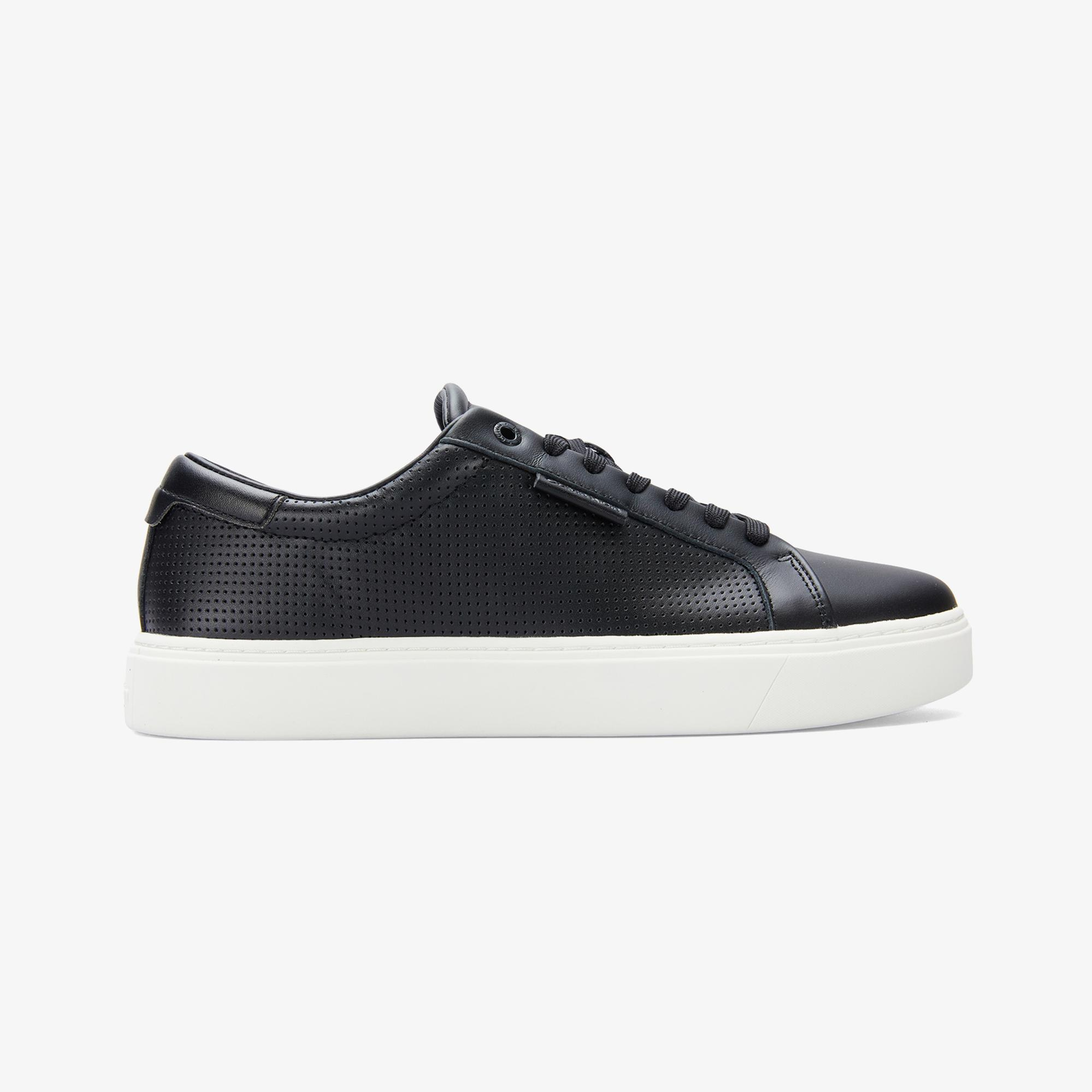 Calvin Klein Clean Cup Low Lace Up Erkek Siyah Sneaker