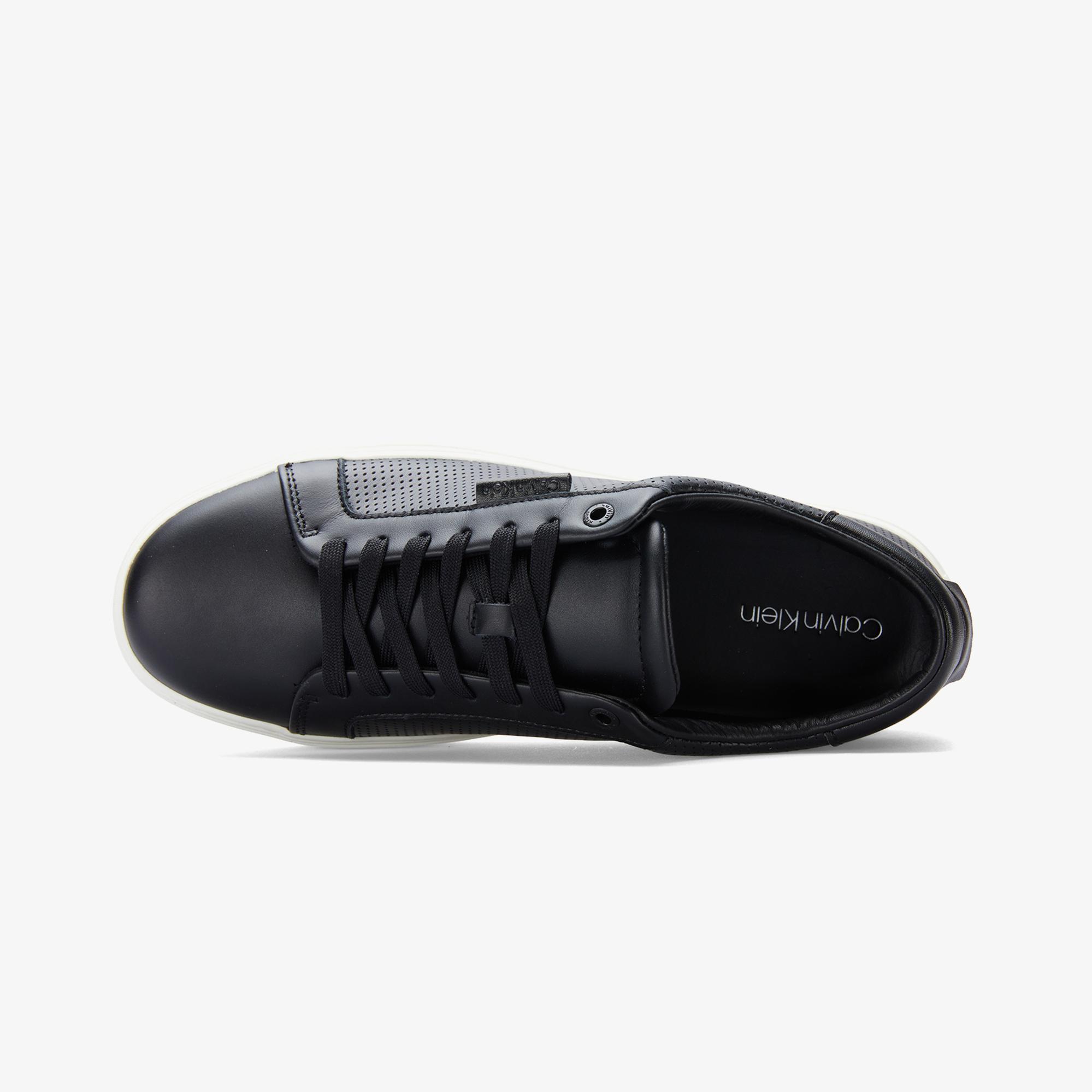 Calvin Klein Clean Cup Low Lace Up Erkek Siyah Sneaker