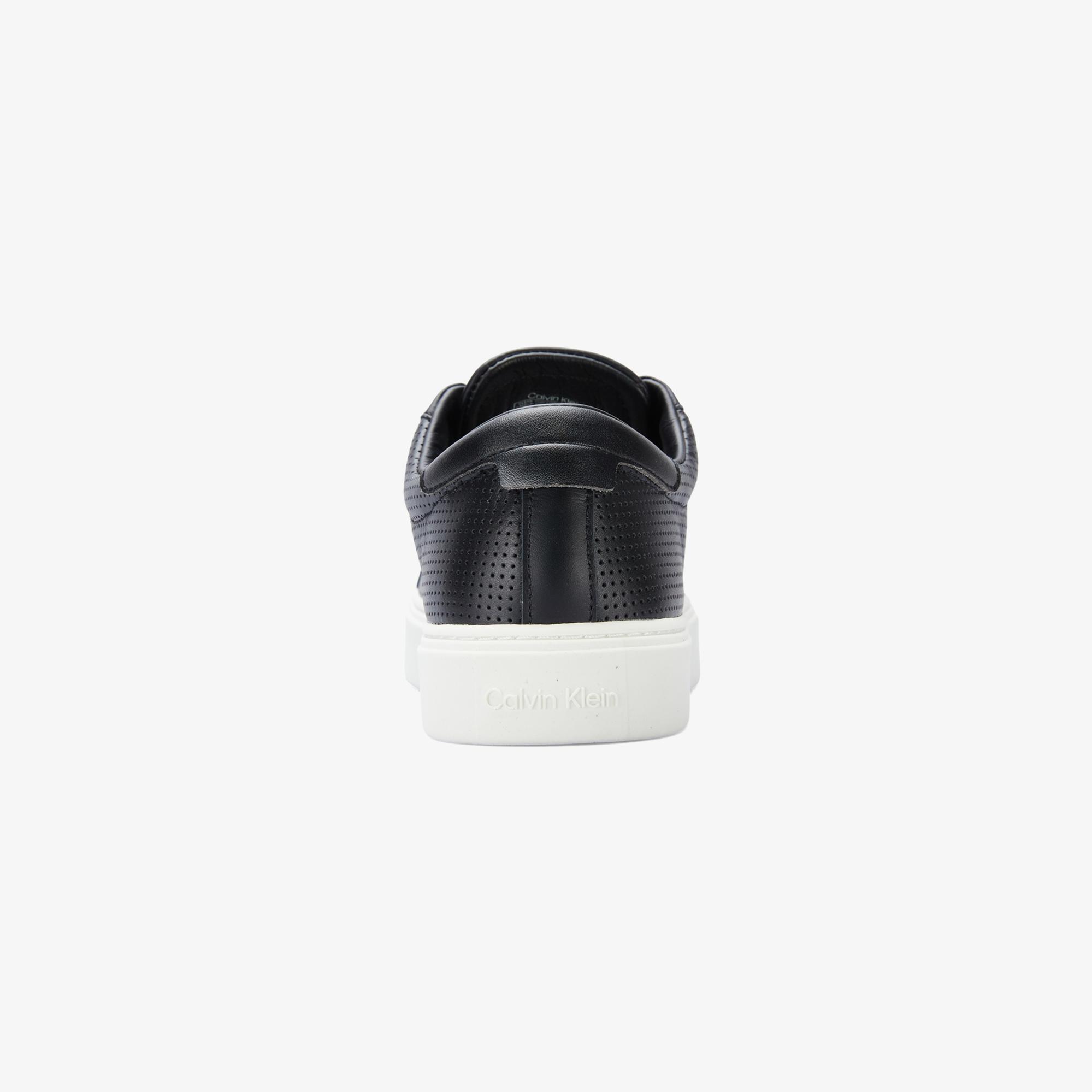 Calvin Klein Clean Cup Low Lace Up Erkek Siyah Sneaker
