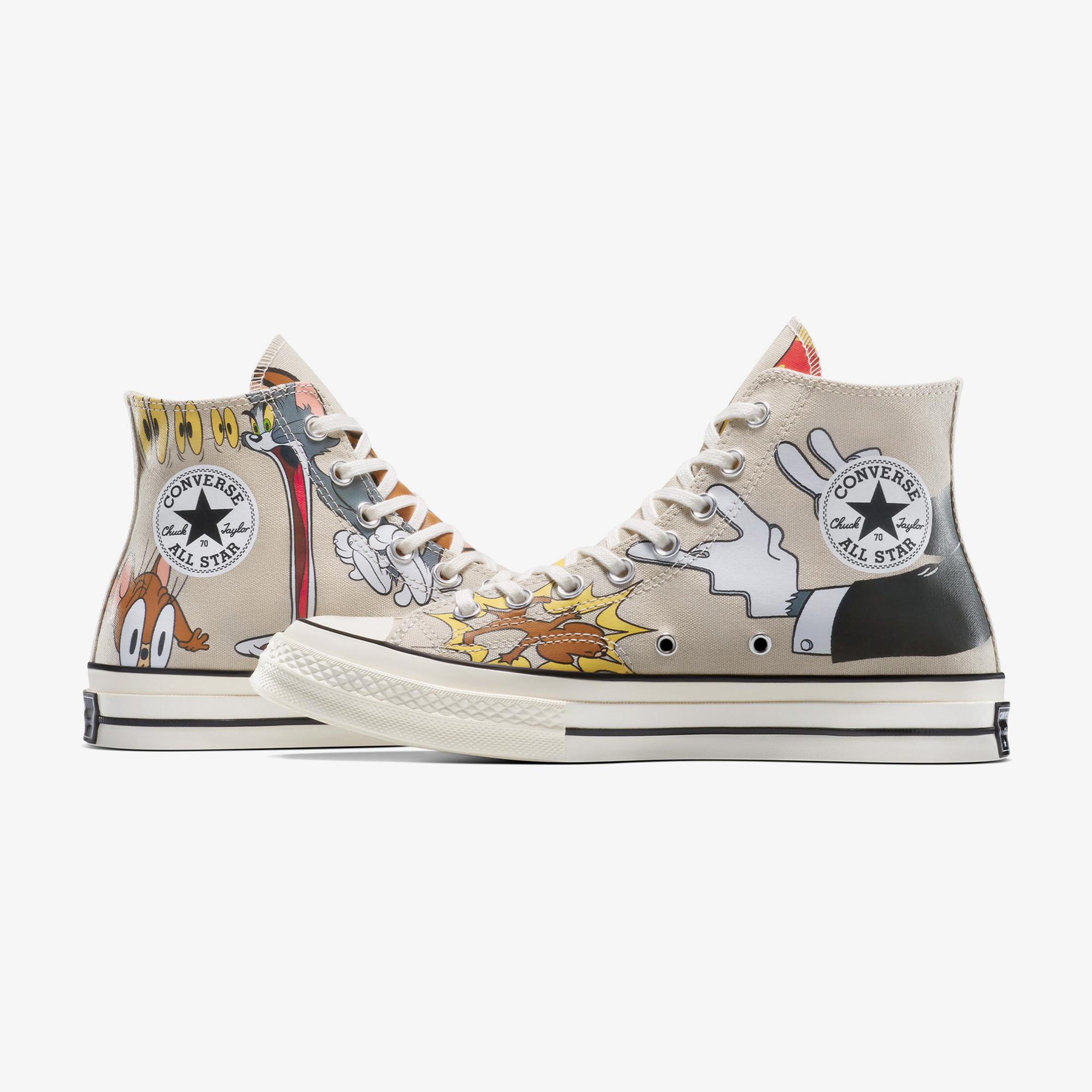 Converse x Tom & Jerry Chuck 70 Unisex Bej Sneaker