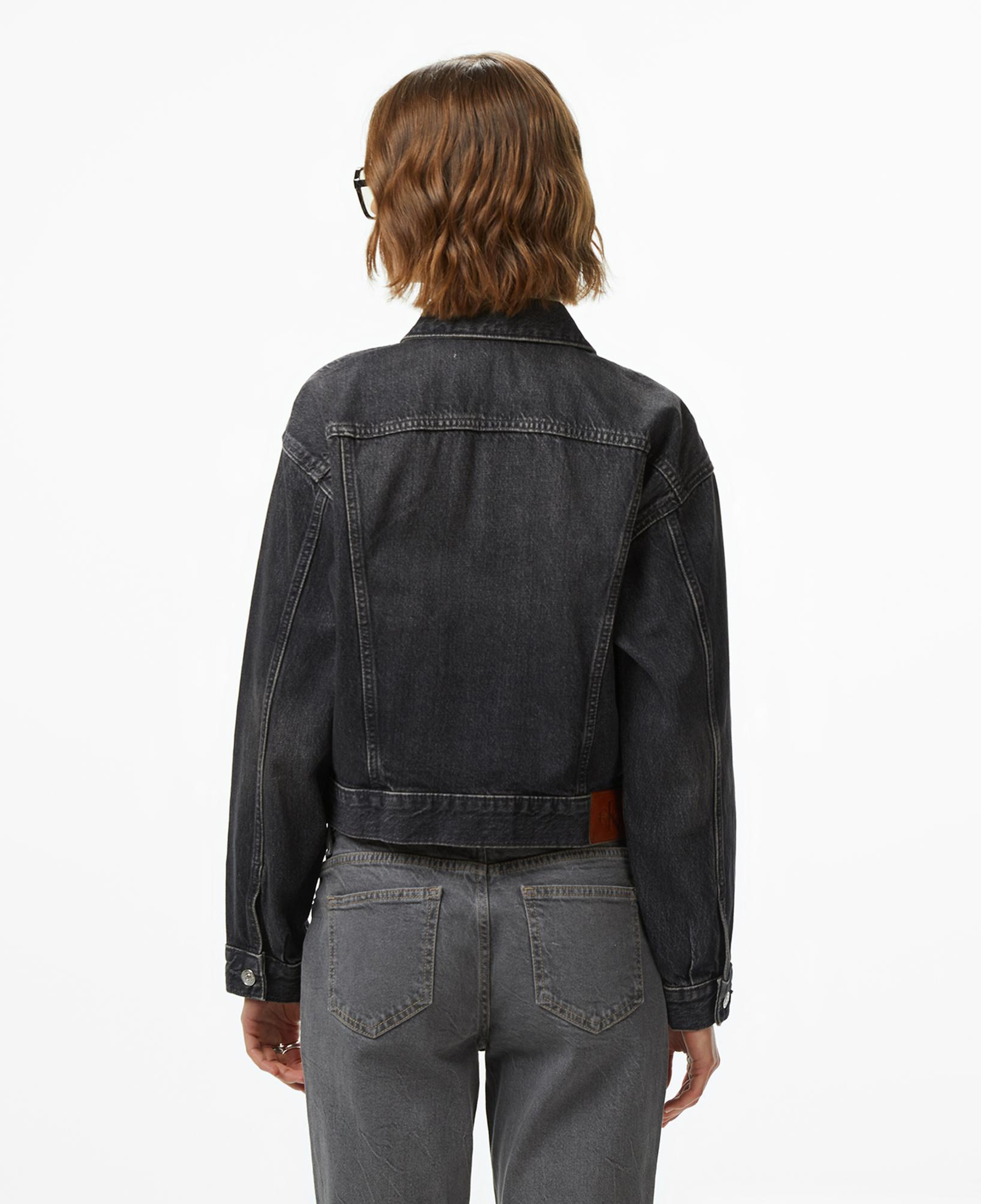 Calvin Klein 90S Trucker Fog Kadın Siyah Ceket