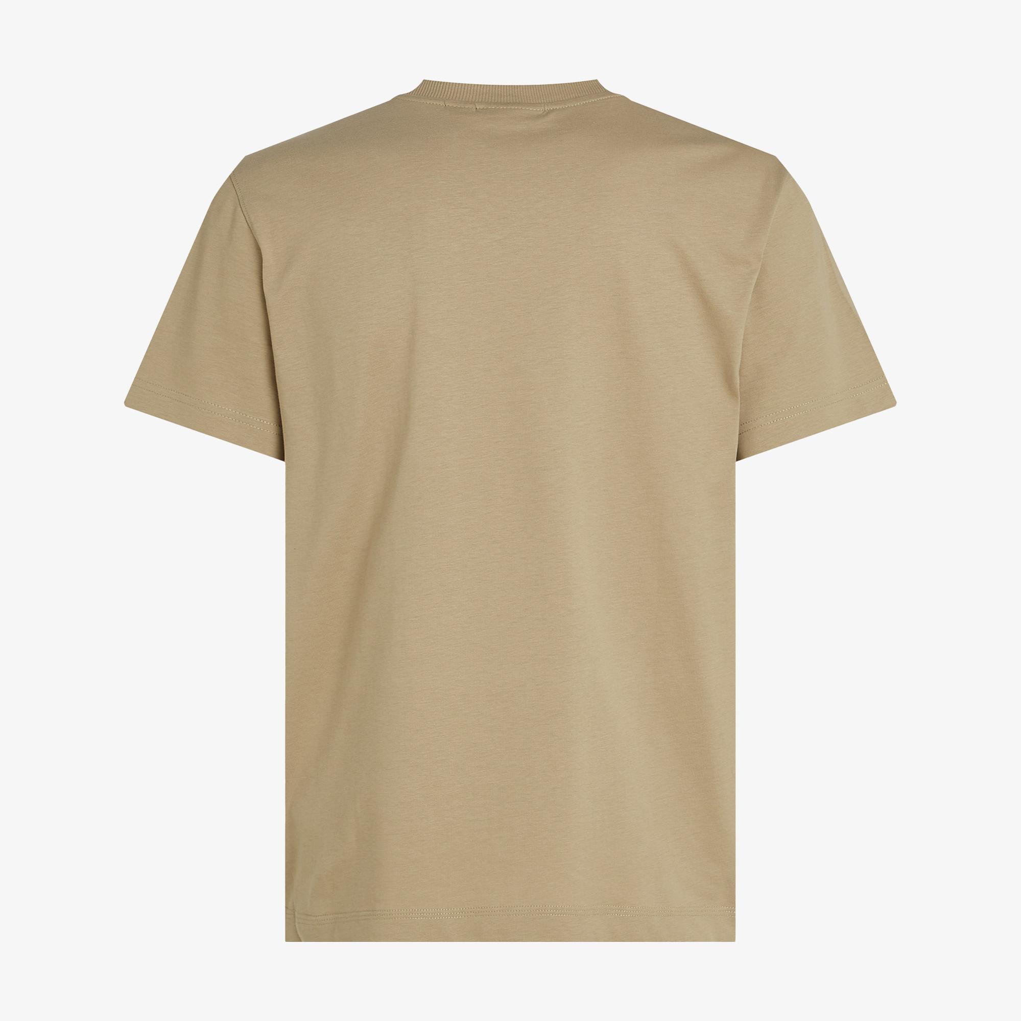 Calvin Klein Regular Erkek Kahverengi T-Shirt