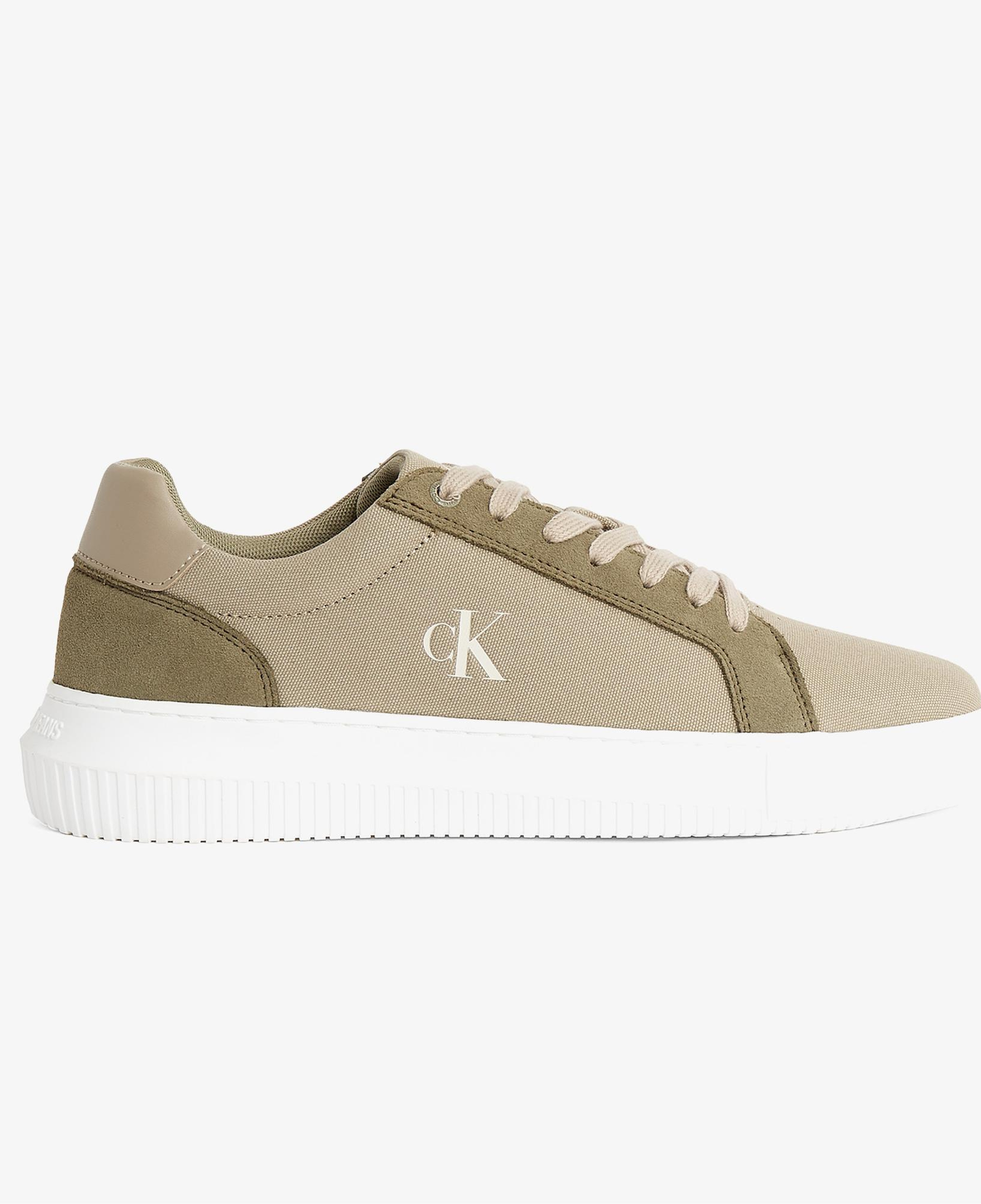 Calvin Klein Canvas Erkek Yeşil Sneaker