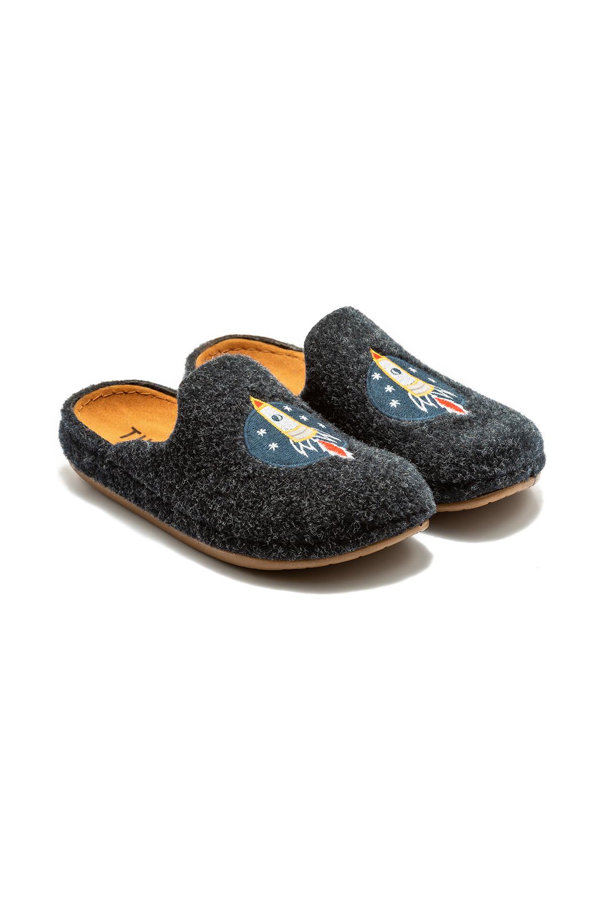 Roket Çocuk Ev Terliği Lacivert 30/35