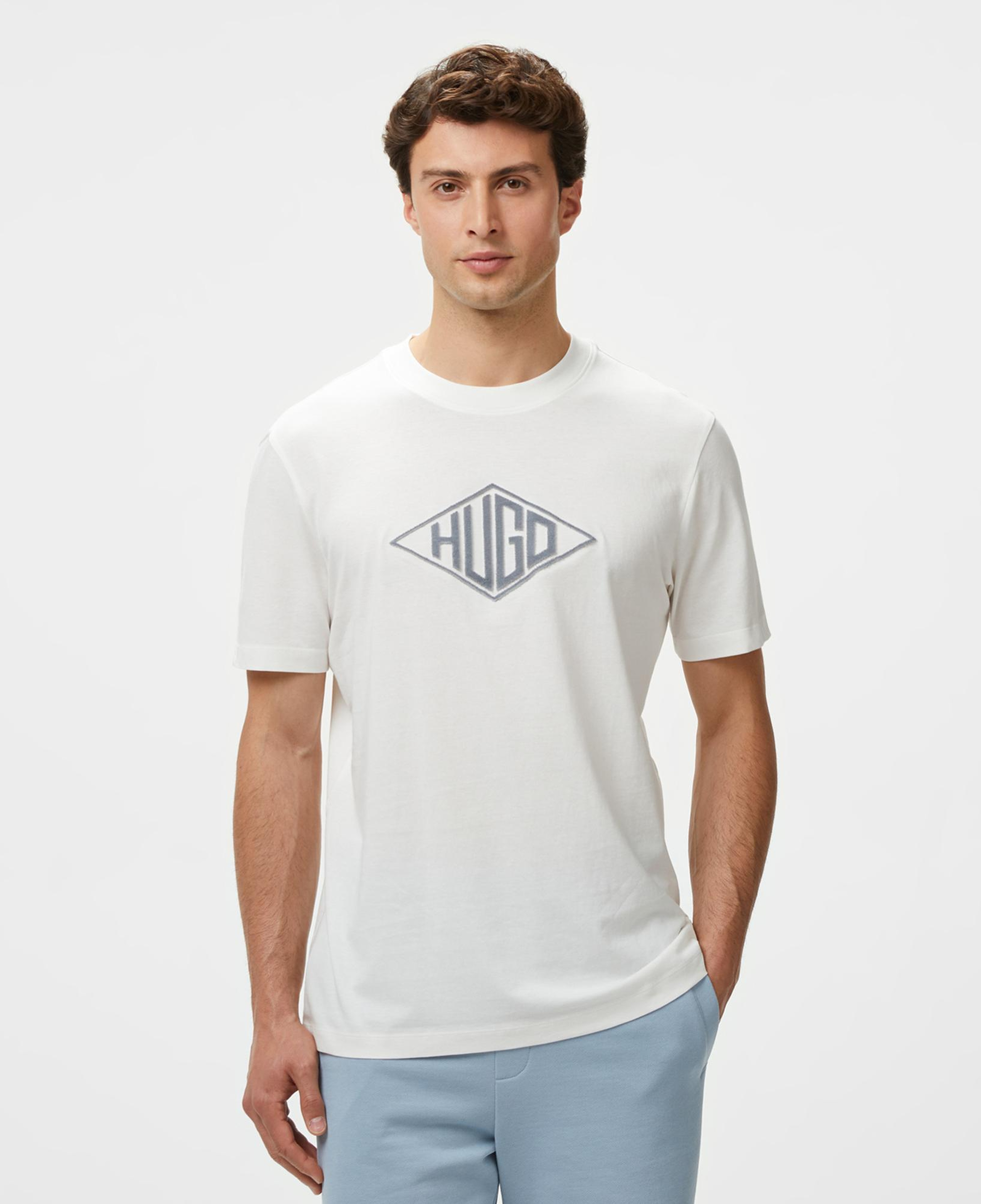 Hugo Dalendi Erkek Beyaz T-Shirt