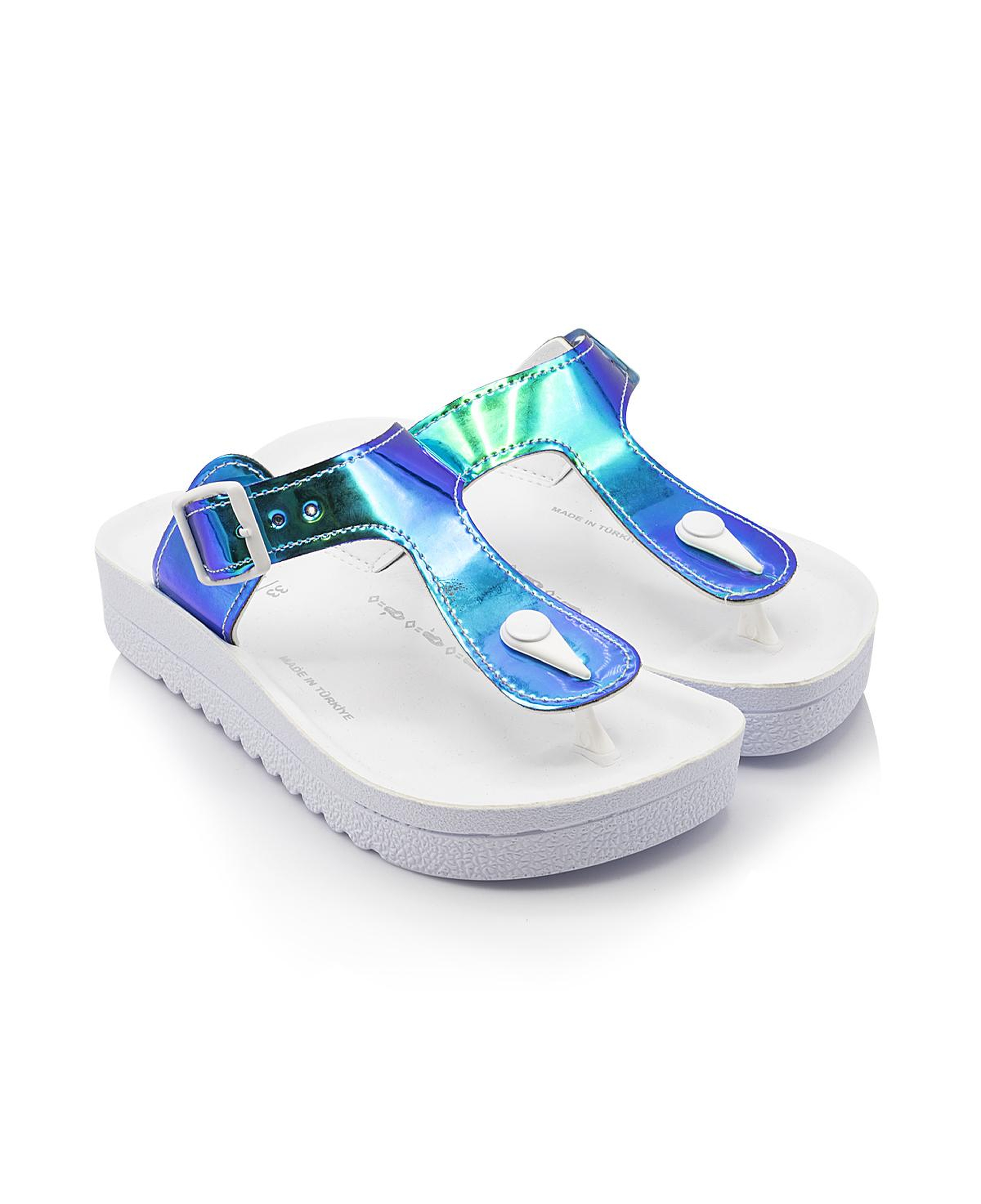 Zum Çocuk Parmak Arası Terlik Turkuaz 30/35